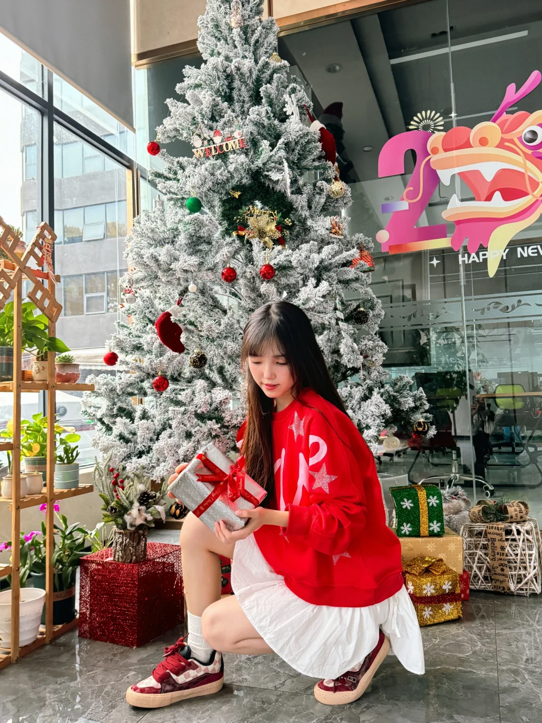 提前预习圣诞🎄穿搭～