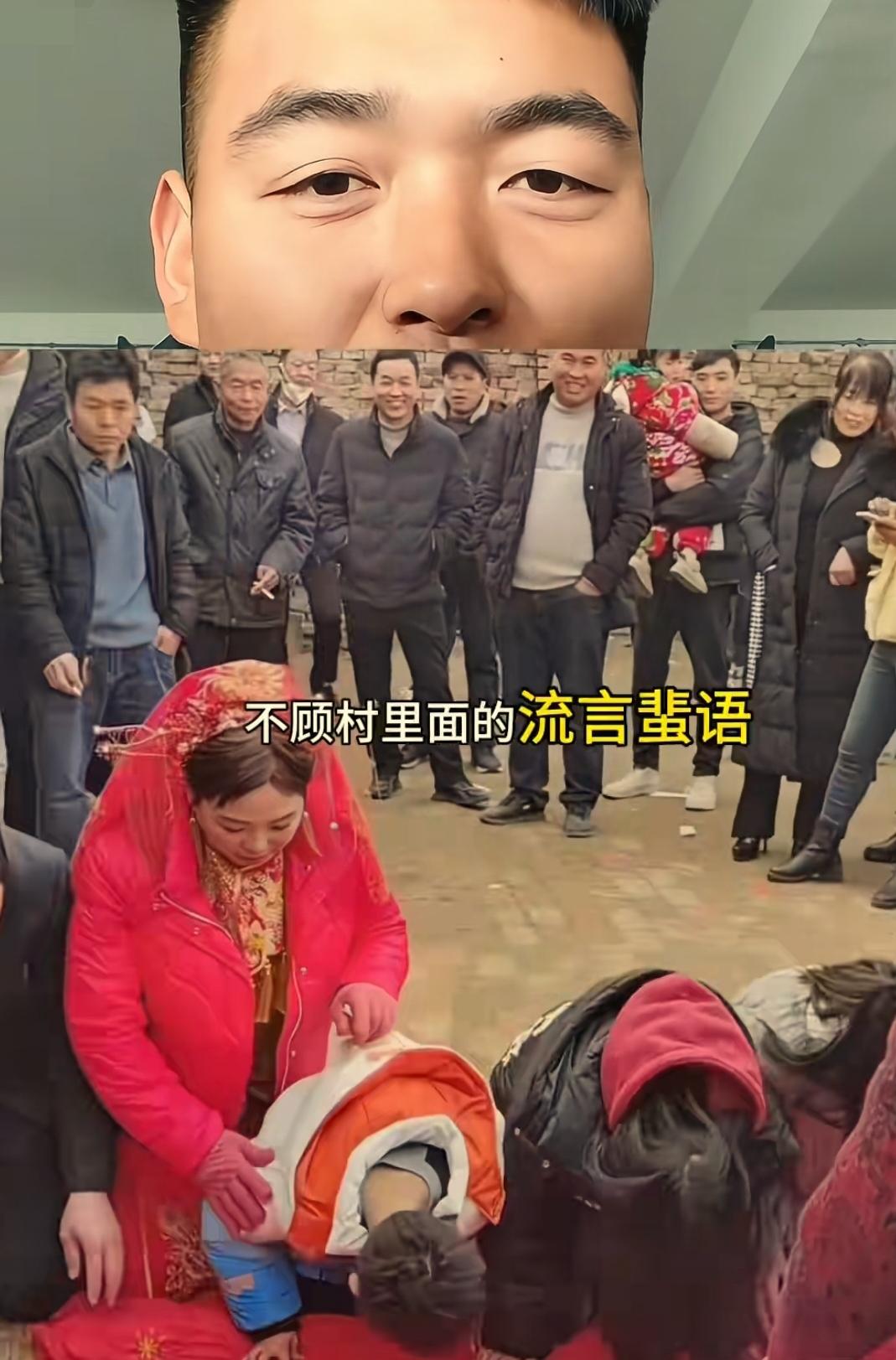 43岁带5娃嫁初恋，男方说不再要孩子了……我咋觉得有点不是滋味呢。

刷到这个故