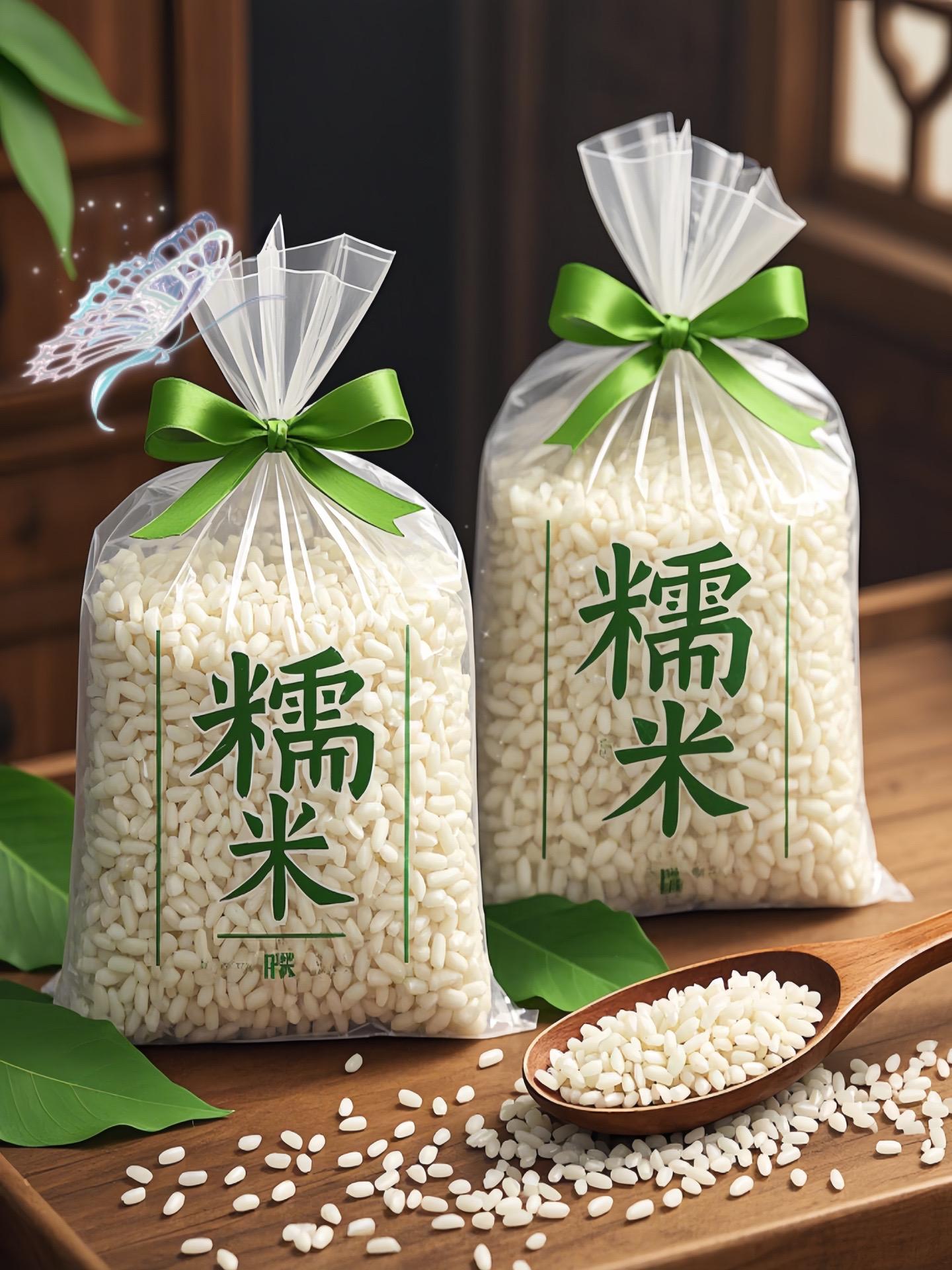 贵州梯田圆糯米。贵州梯田老品种白糯米来福利啦！圆嘟嘟的颗粒饱满均匀，一...