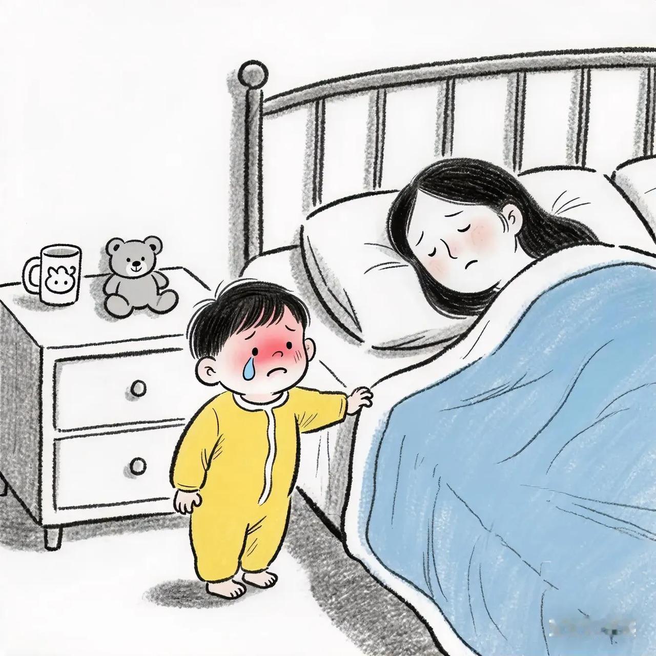 太揪心了！

苍南那个两岁的娃，

守着妈妈的遗体整整三天。

这事儿哪是简单的