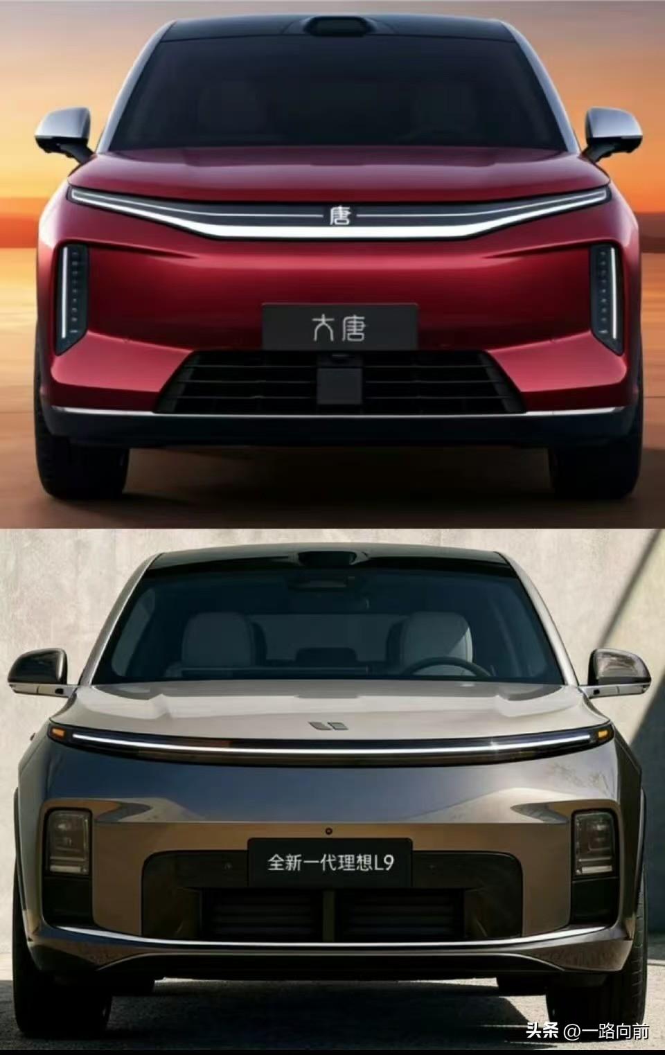 比亚迪大唐 pk 理想全新L9，谁更好看？ 
一个20多万，一个40多万
比亚迪