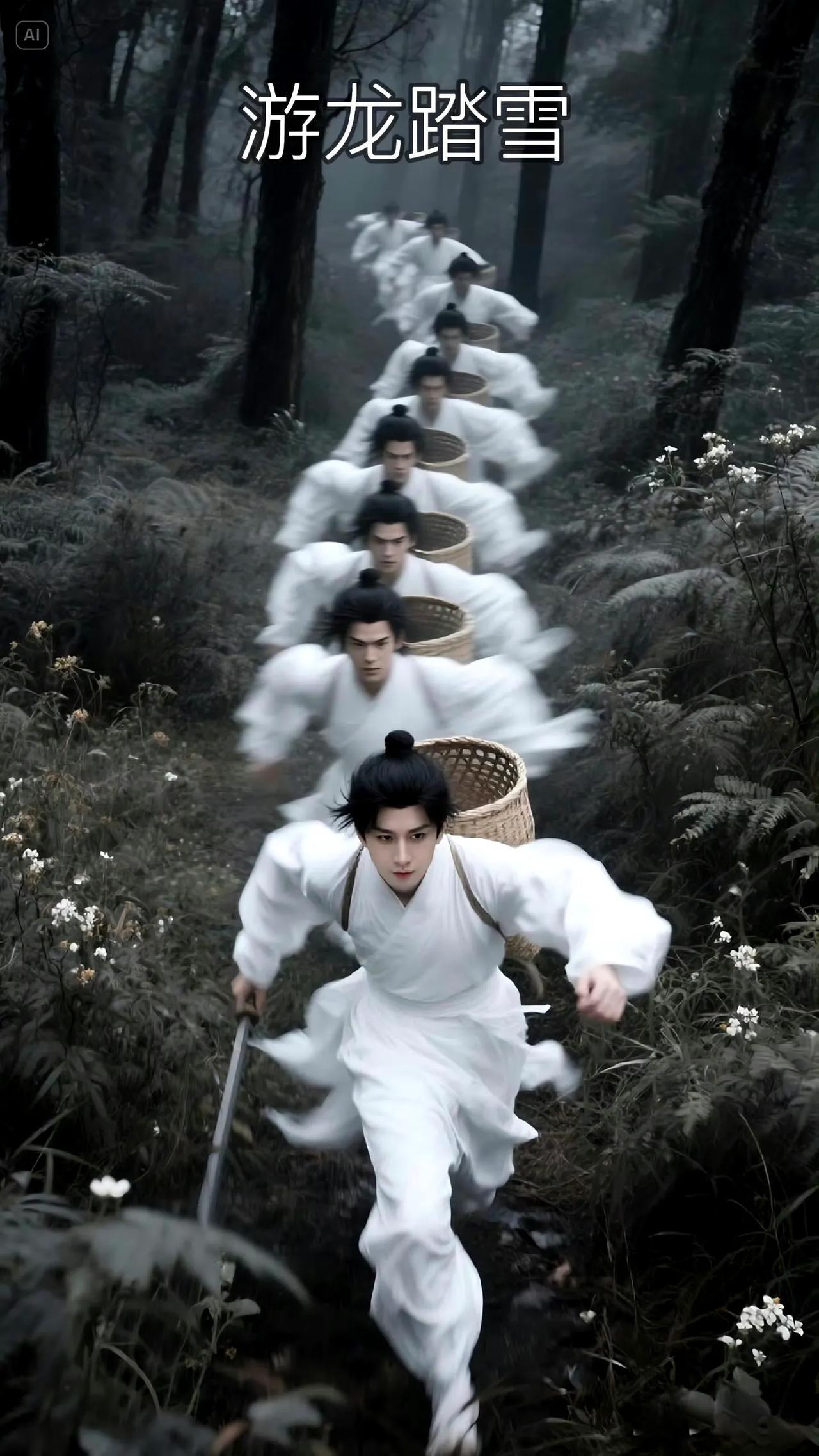 话说这是李相夷的游龙踏雪，不过你是认真的吗[捂脸][捂脸][捂脸]

乍一看，这