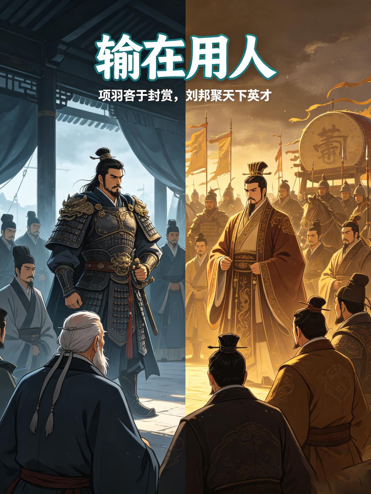 再给项羽一次机会，他依然赢不了刘邦。这并非宿命，而是由其格局、制度和用人方式的根