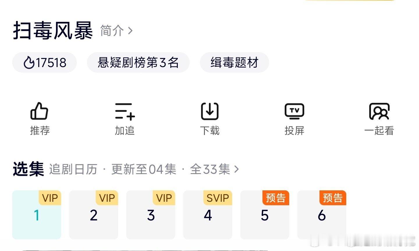 扫毒风暴鹅对这部剧真的究极自信，所有剧全部让路拿下档期，开局全部锁v[吃瓜] ​