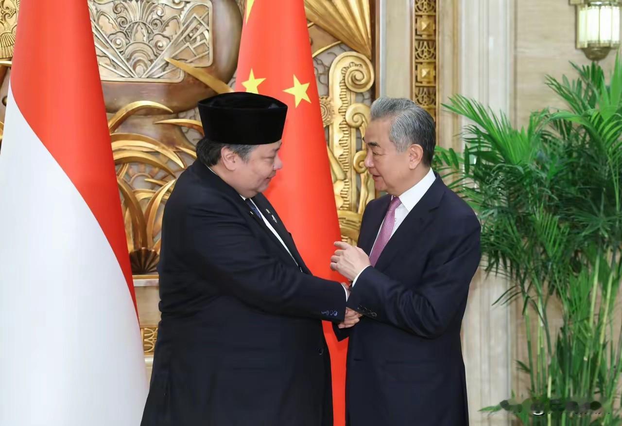 成了，中国和印尼谈成了。

7月18号这天，咱们的外交部长王毅在上海，见了来参加
