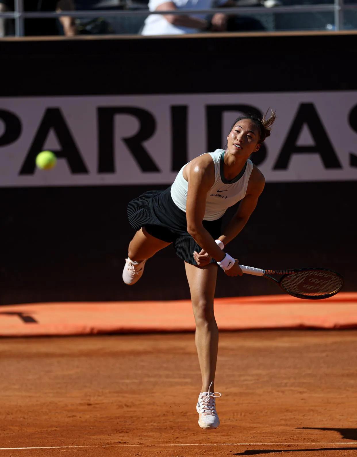 北京时间5月12日消息，2024年WTA1000罗马站女子单打第三轮的比赛继续进