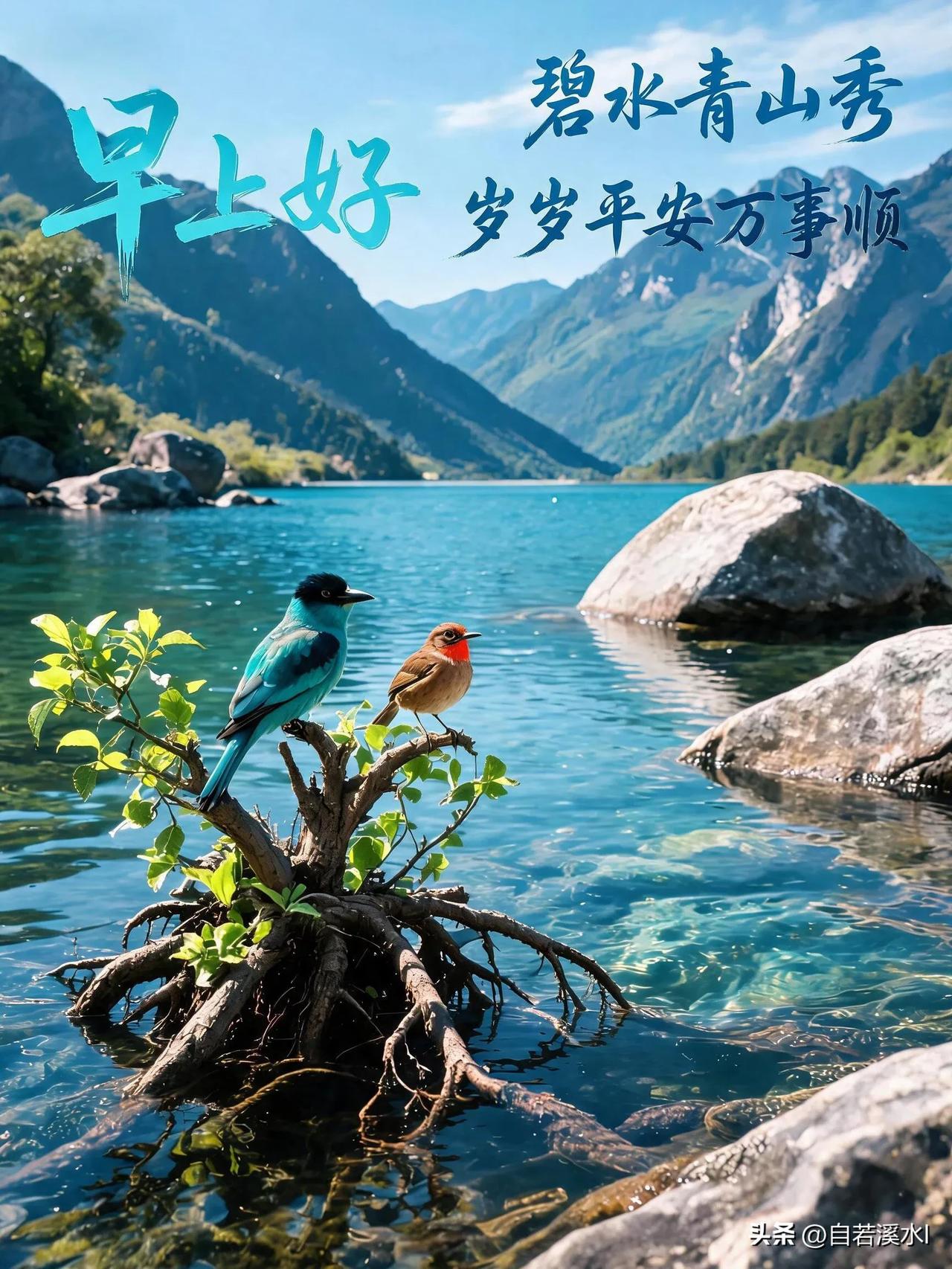 清晨醒来最开心的事，就是和你说一声早安。