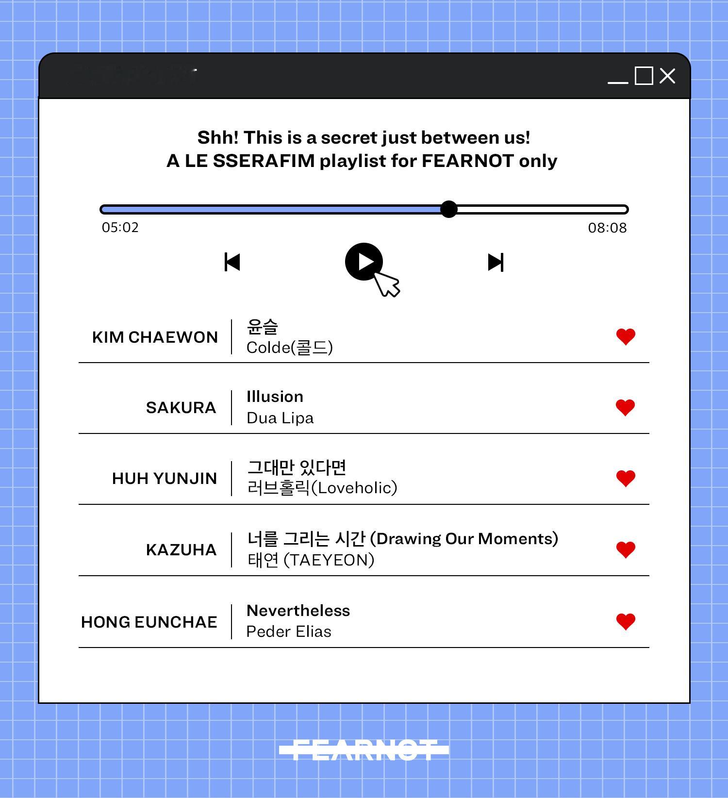 #宮脇咲良[超话]# [Jun.] FIM PLAYLIST6月歌单🎵SAKU