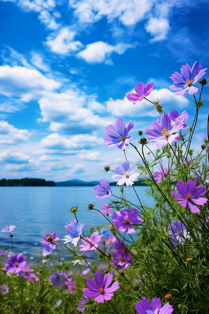 “ 海天皆蓝色，风过满花香 ...” 