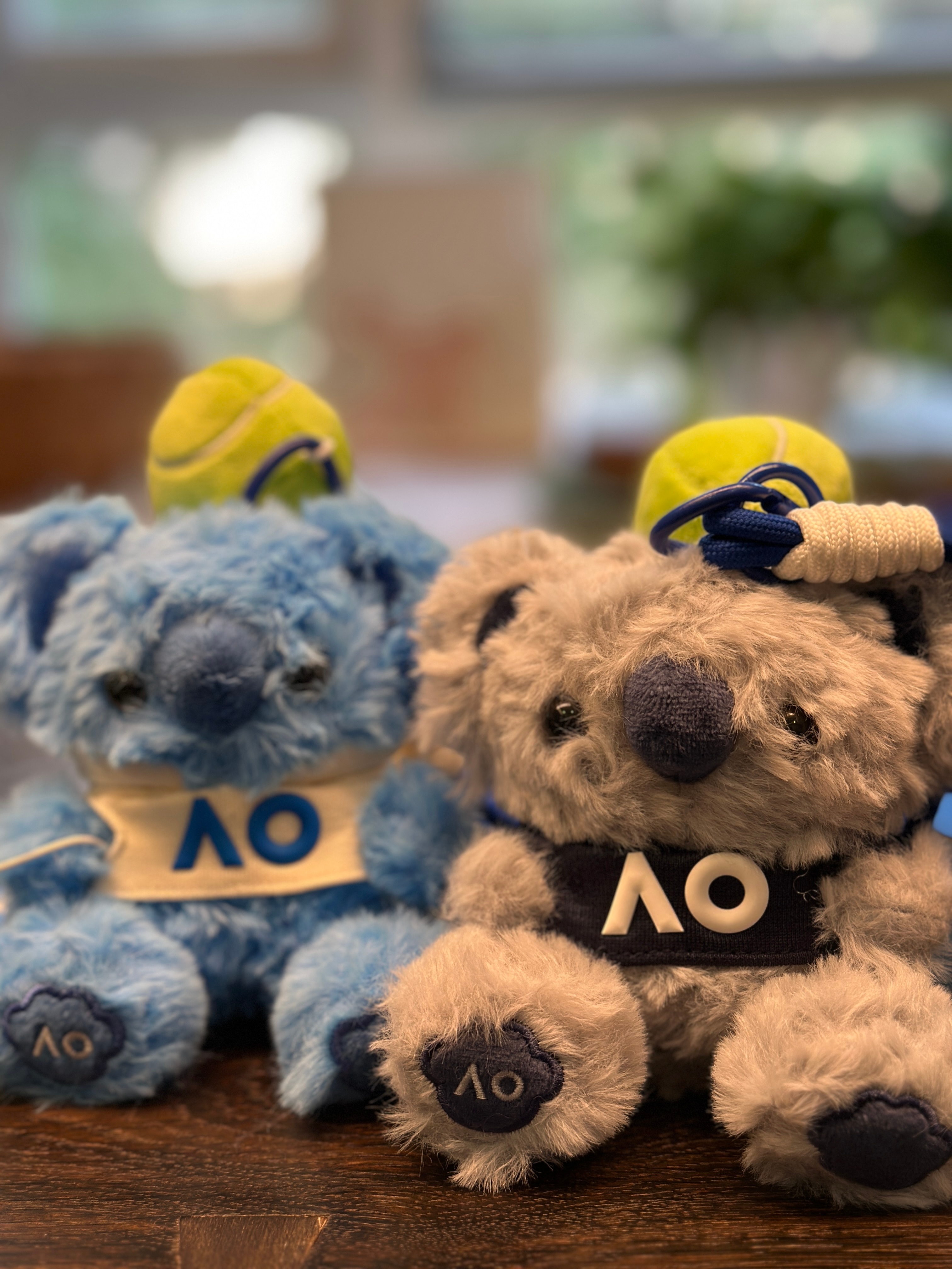 我对澳网中国的朋友说，“AO小熊能不能多给我一两个？”——知道我爱抽奖，果然一大