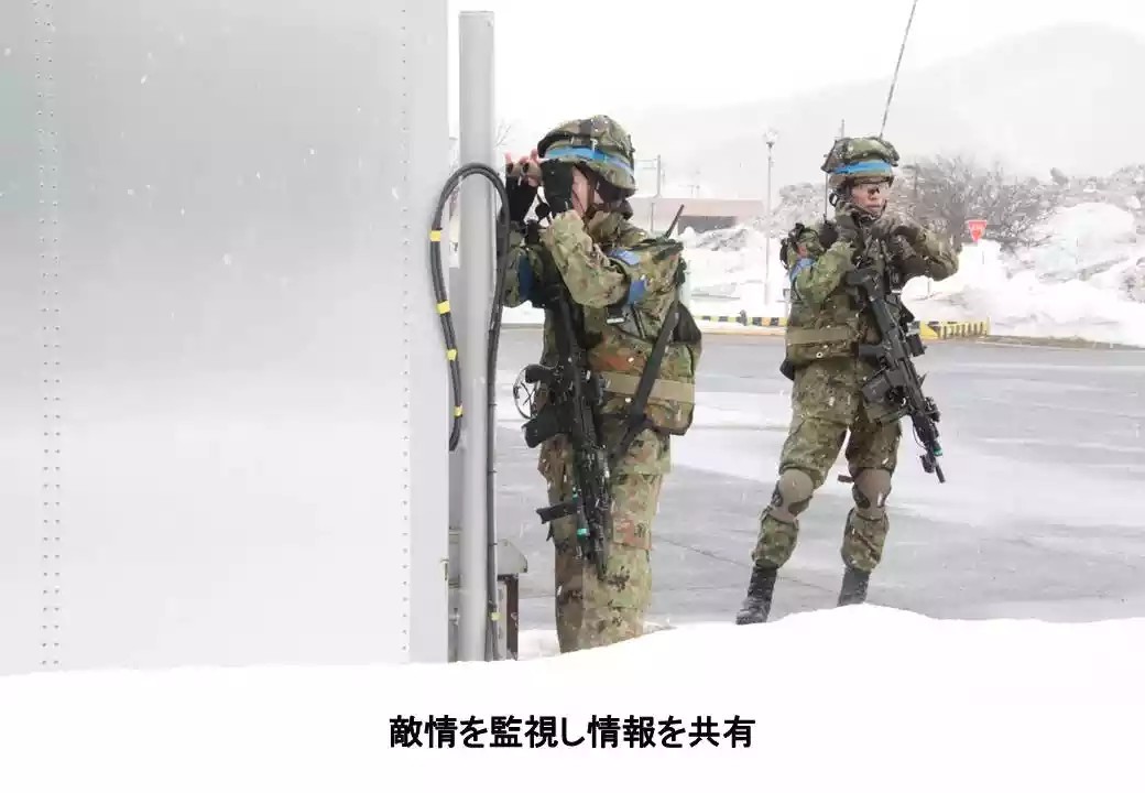 陆自留萌駐屯地第２６普通科連隊战术训练烽火问鼎计划