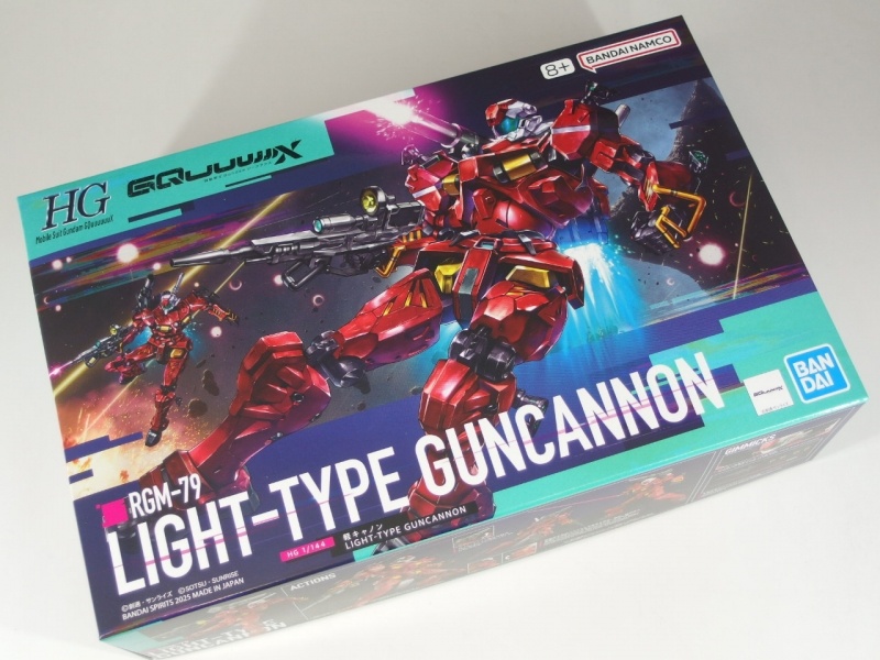 本周末发售HGGQ 1/144 轻型钢加农 板件速报高达模型 ​​​