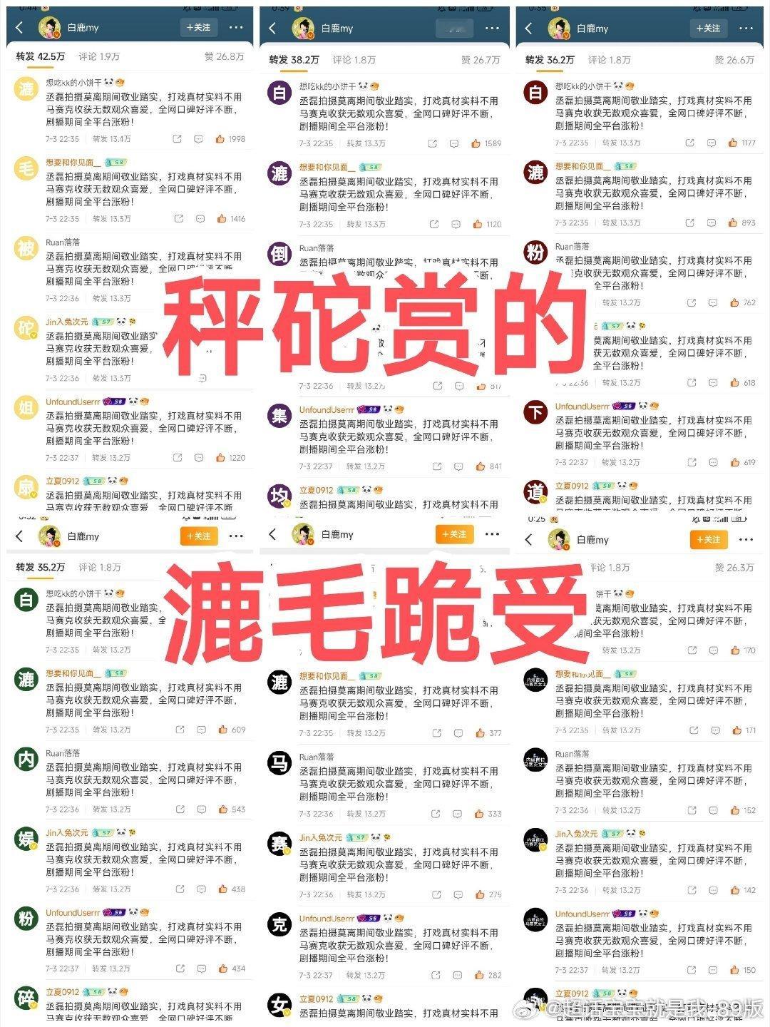 丞磊粉丝战斗力可以啊！