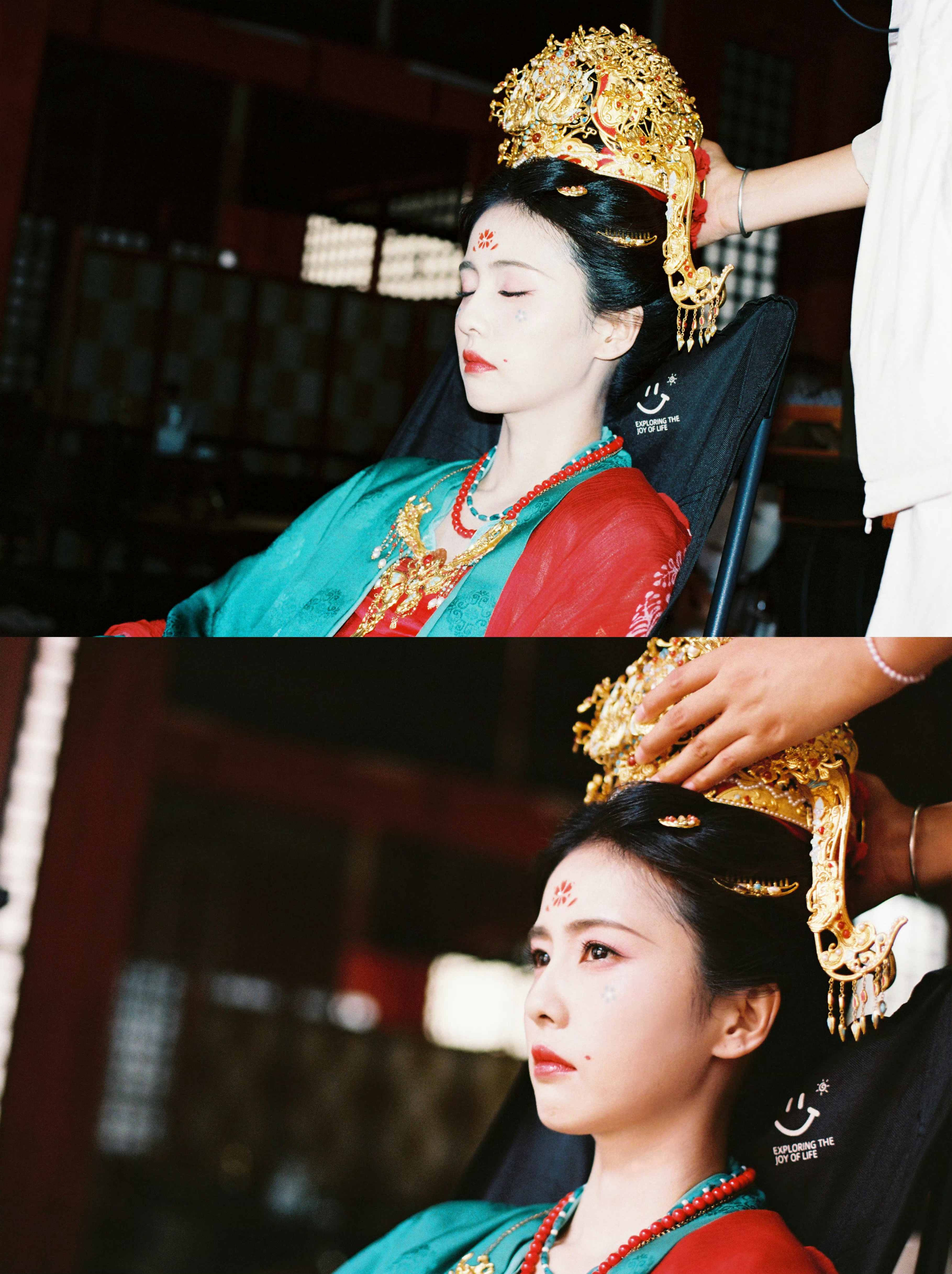 莫离  🩵白鹿莫离﻿ 🩵白鹿叶璃 ﻿ “你比满天星辰更加闪耀璀璨，胜过皎洁的