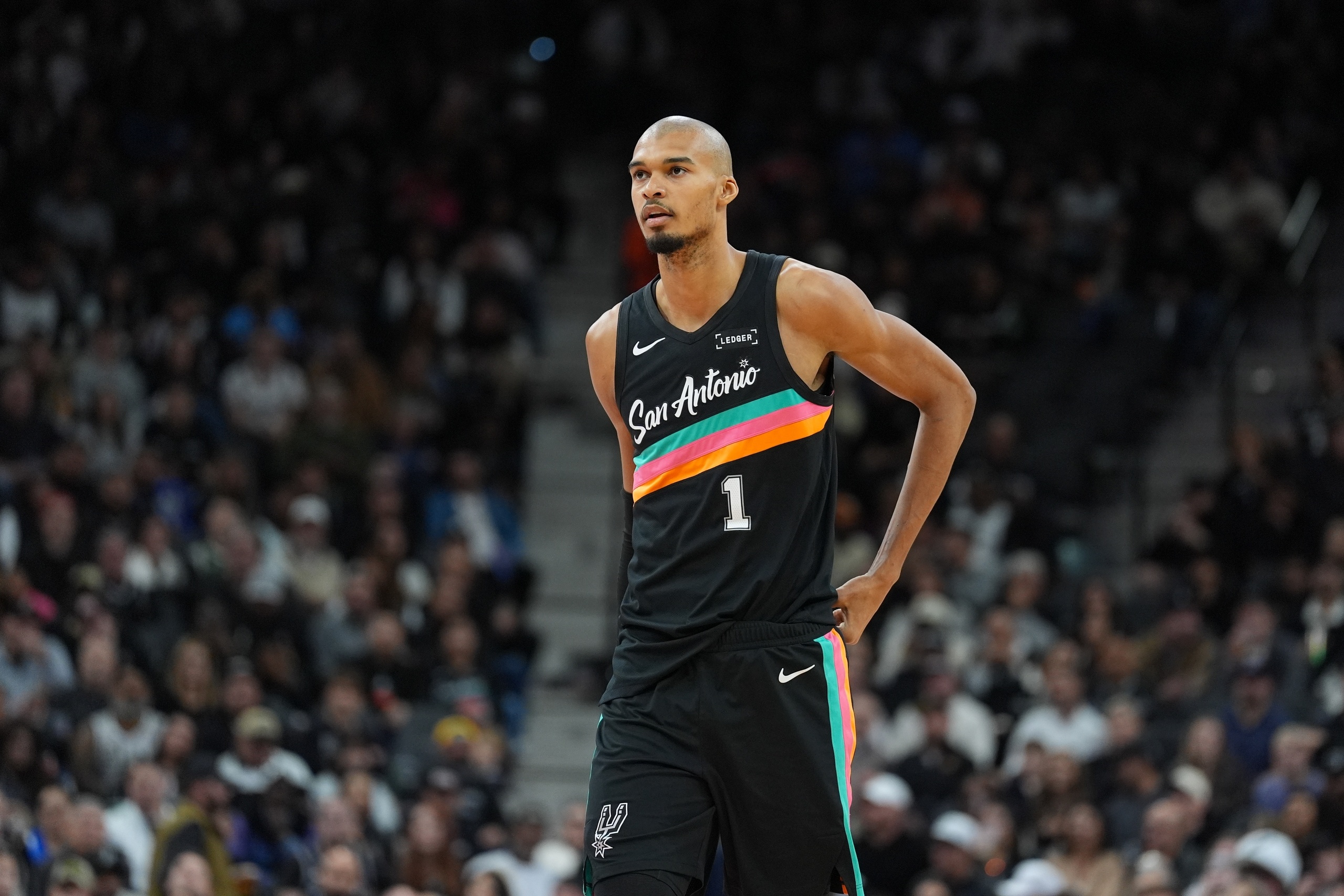 越来越稳！文班亚马过去9场场均25分9板2盖帽 真实命中率64.1%