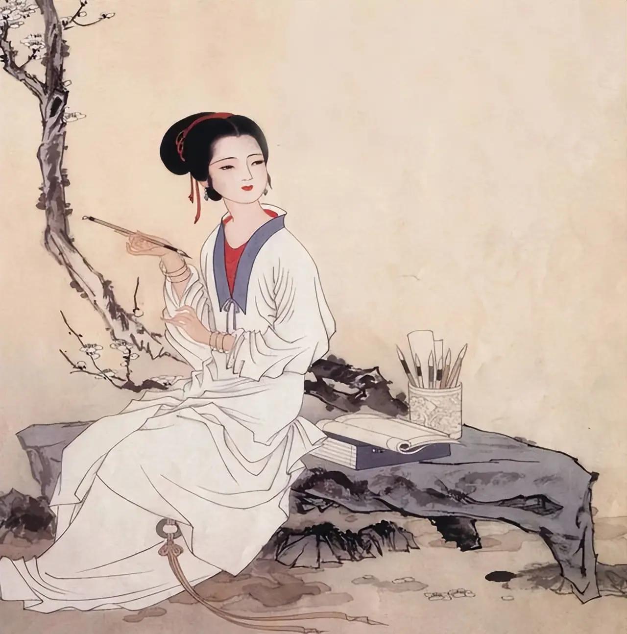 李清照的姐夫是蔡京，妹夫是秦桧，父亲的亲密好友是梁师成。同为苏门弟子，关系最好的