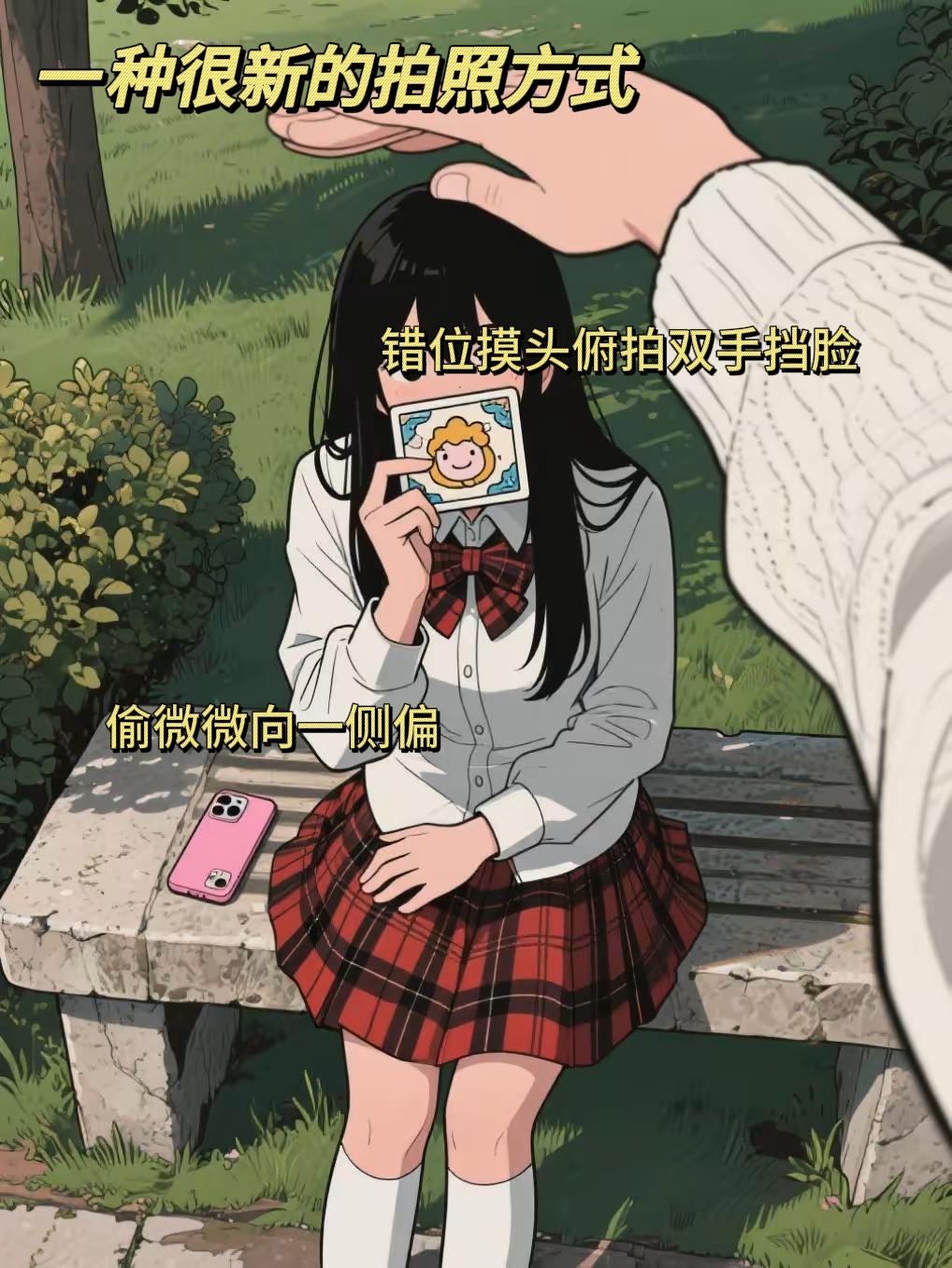 和好朋友拍照不露脸姿势