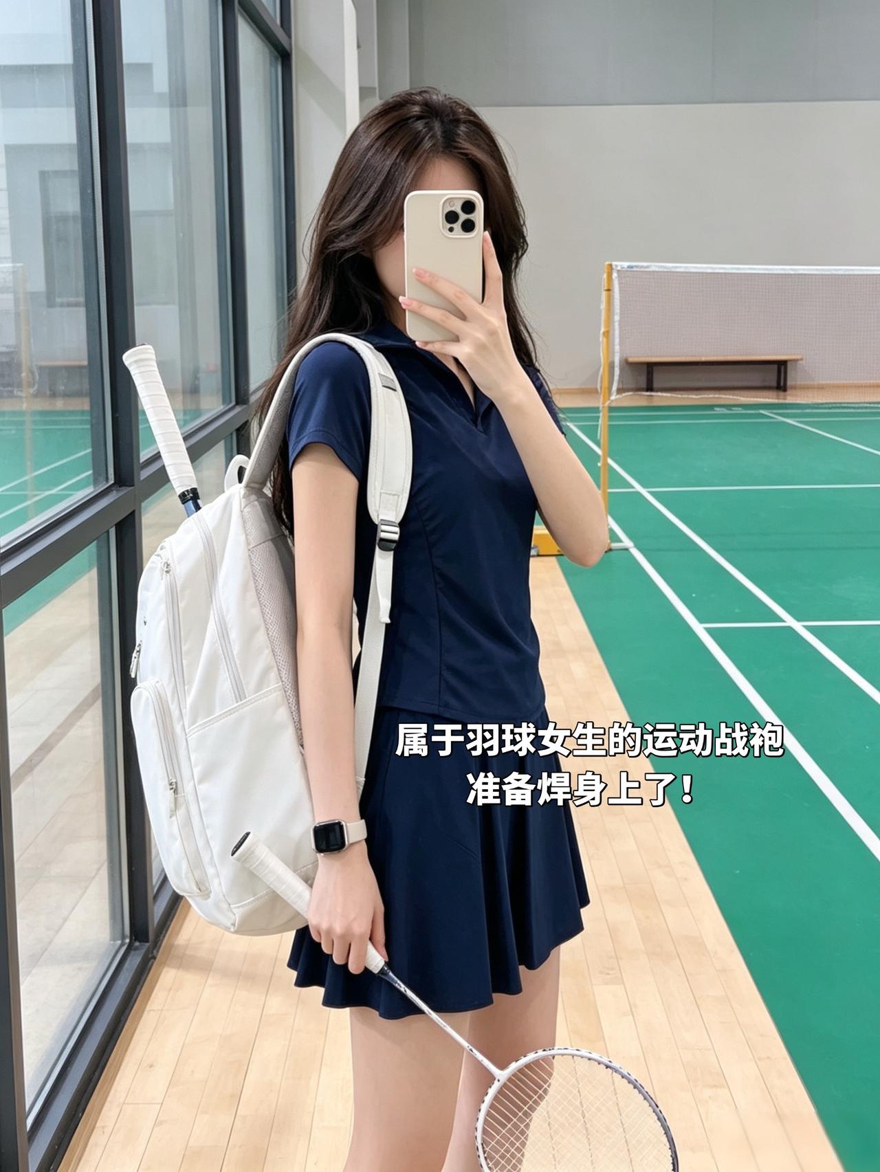 属于羽球女生的运动战袍
准备焊身上了！