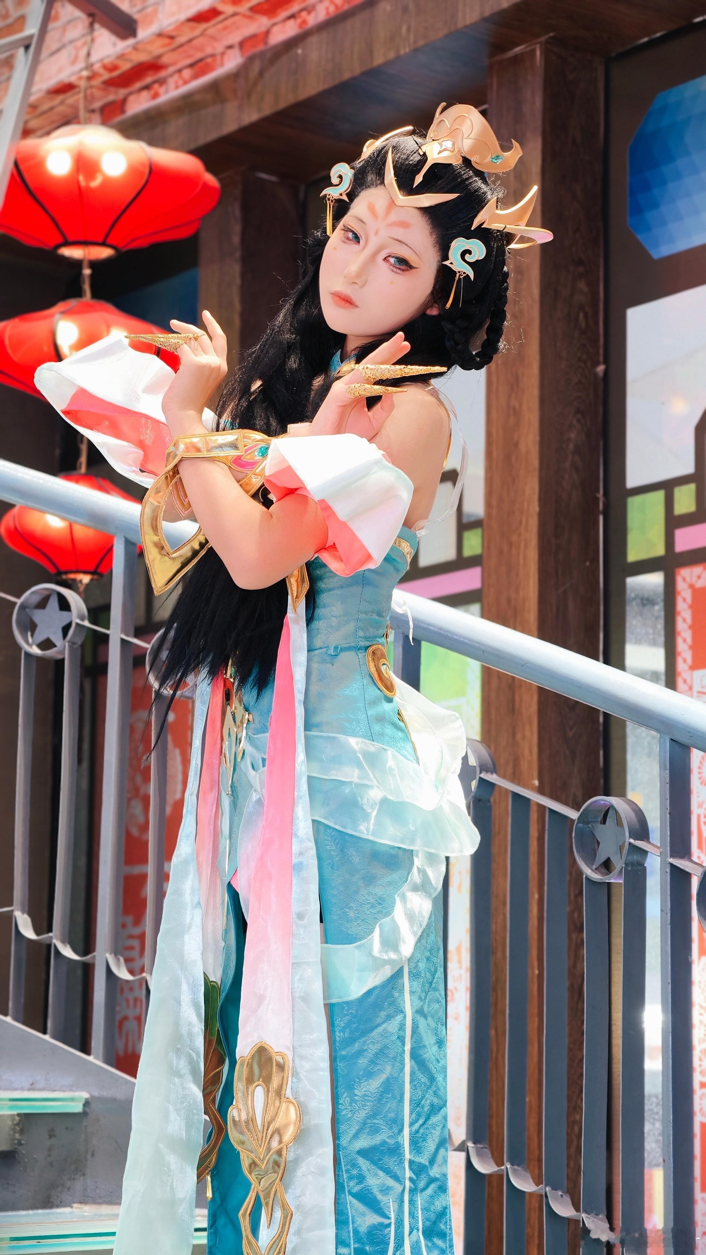 vivo杨玉环王者荣耀cosplay 长安长乐坊，琵琶声动满城倾；她是名动京华的