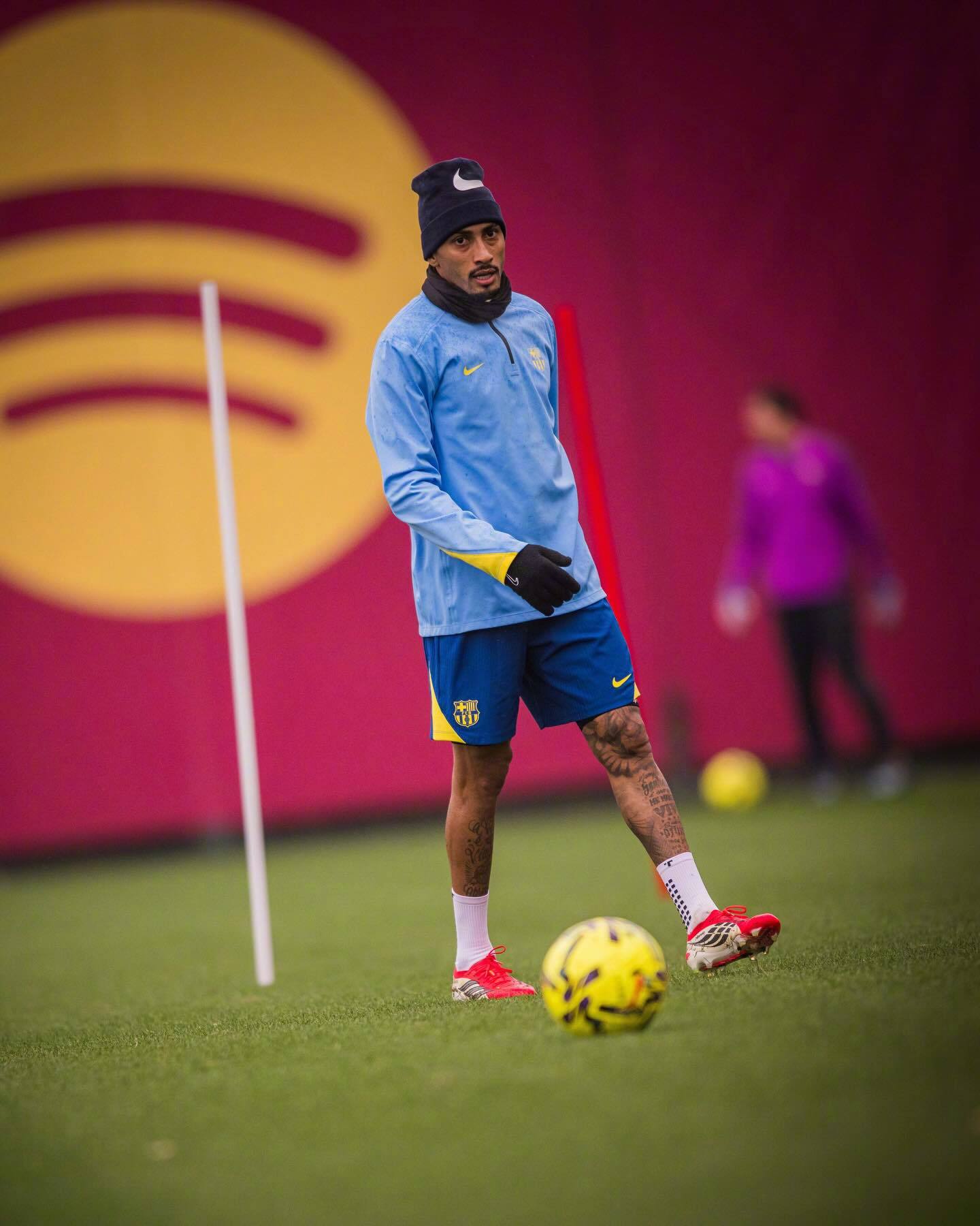 ❤️🩹拉菲尼亚已归队进行合练巴萨 🔴🔵ForçaBarça