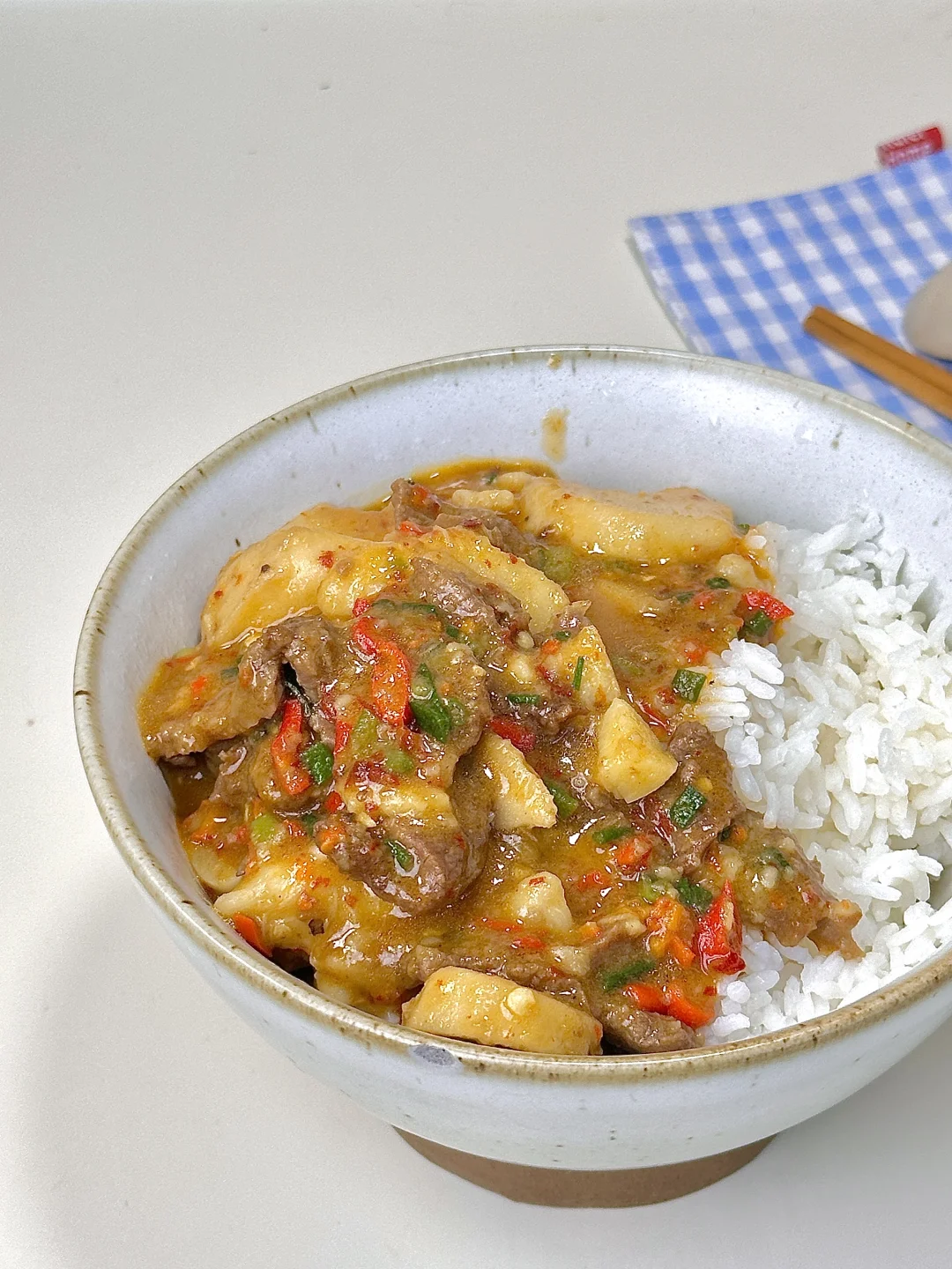 芋头滑牛肉盖米饭🍚对这个菜真的爱不释口‼️