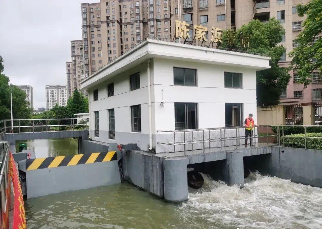 【嘉定：泵闸联动严控内河水位，织密梅雨季防汛网】随着上海进入梅雨季，申城强降水过