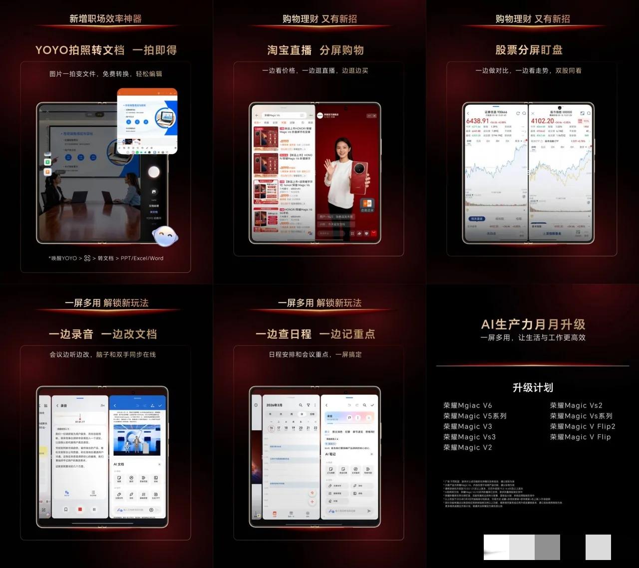 太良心了！荣耀这次直接让有老款折叠屏用户狂喜——
MagicV5宇宙最强办公能力