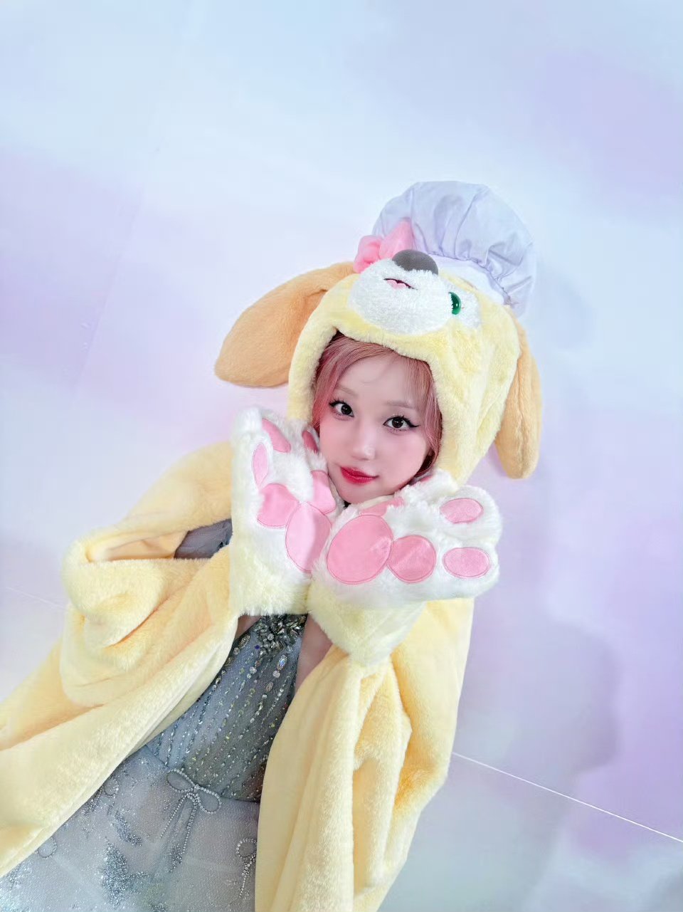 宋雨琦饼饼铁粉宋雨琦披饼饼毛毯 好可爱的宋雨琦，原来宋雨琦也是饼饼的粉丝！ 宋雨