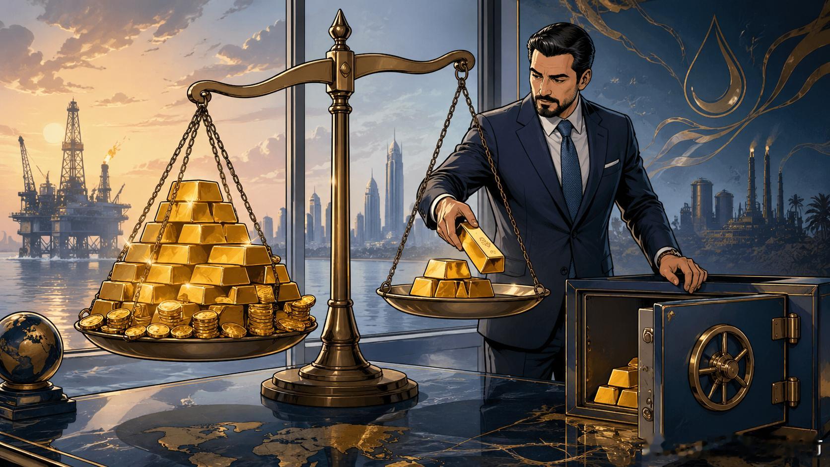 阿塞拜疆主权基金首次卖金，黄金市场的主权买盘出现新信号黄金市场最近出现了一个值得