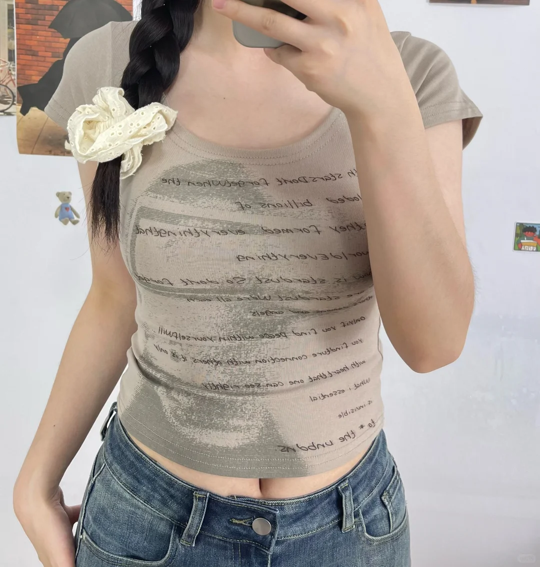 好喜欢这个辣妹小短袖啊啊啊