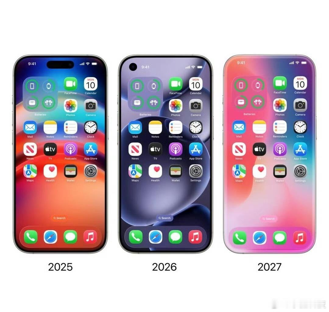 iPhone18Pro或摒弃药丸状挖孔看爆料说未来两年前置摄像头的演进是这样的。