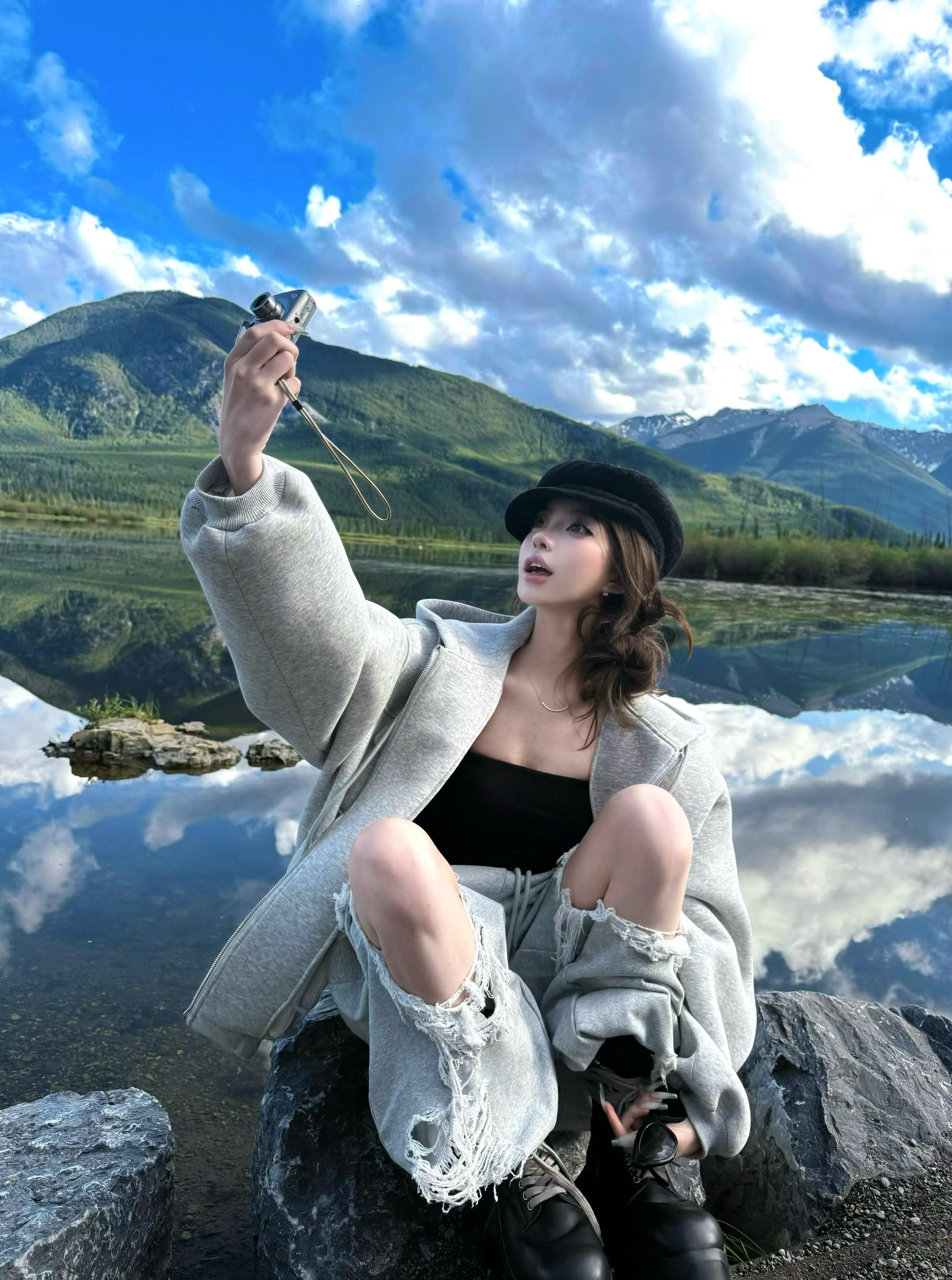 看到了日落金山