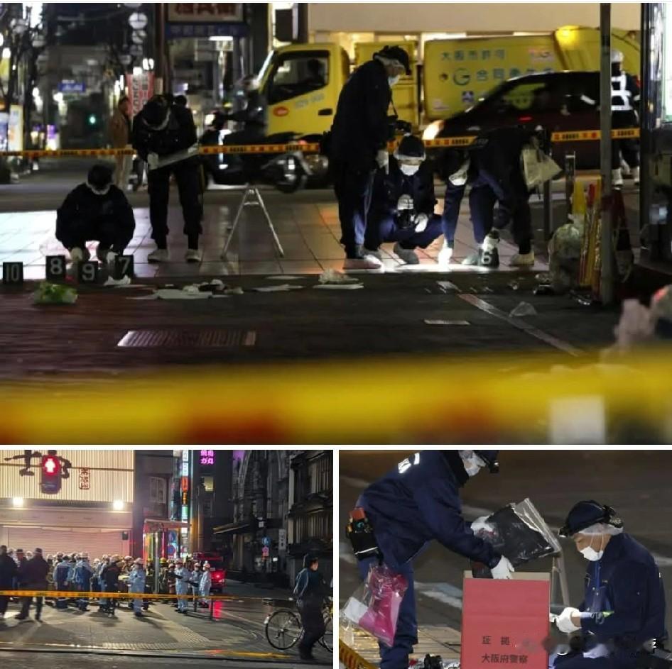 日本大阪市繁华商业街道顿堀昨天（14日）晚上发生一起持刀伤人事件，17岁少年不幸