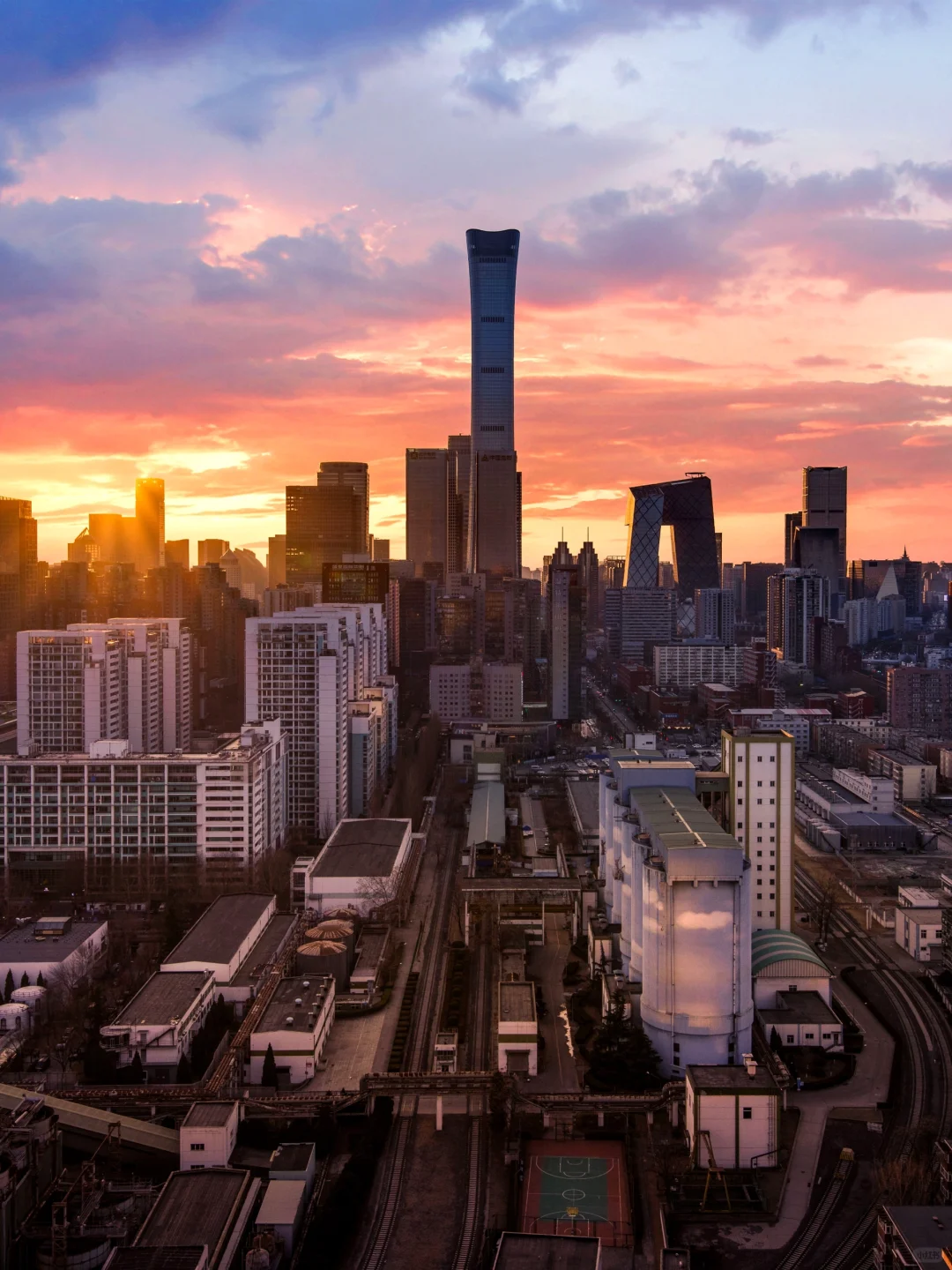 走了那么多城市，还是喜欢大北京的晚霞