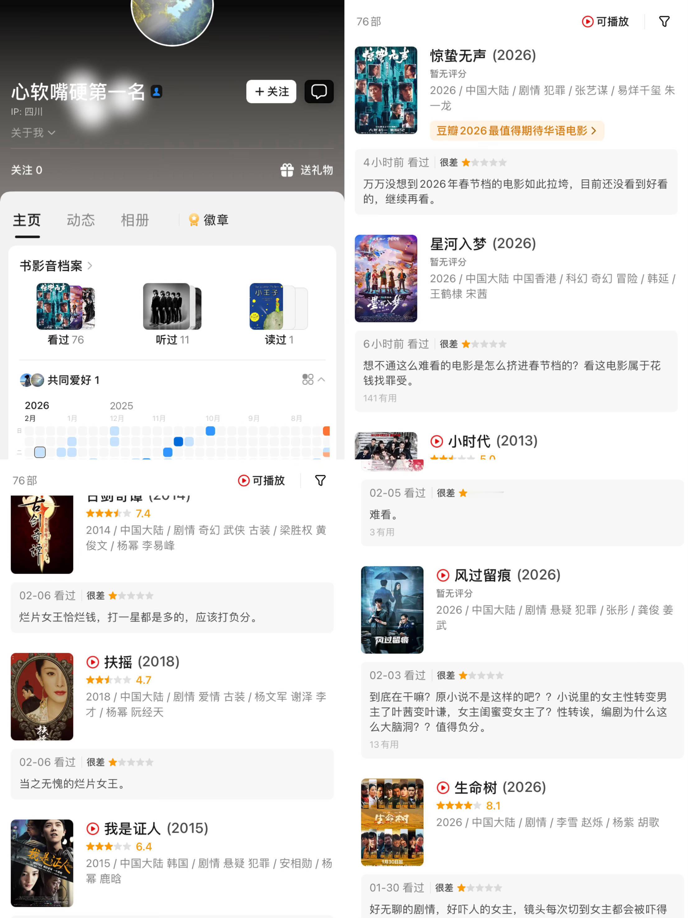 一星战神又来了，战绩可查。星河入梦、惊蛰无声、生命树、扶摇等作品受害。一看就知道