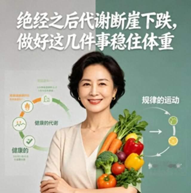 绝经之后代谢断崖下跌，做好这几件事稳住体重