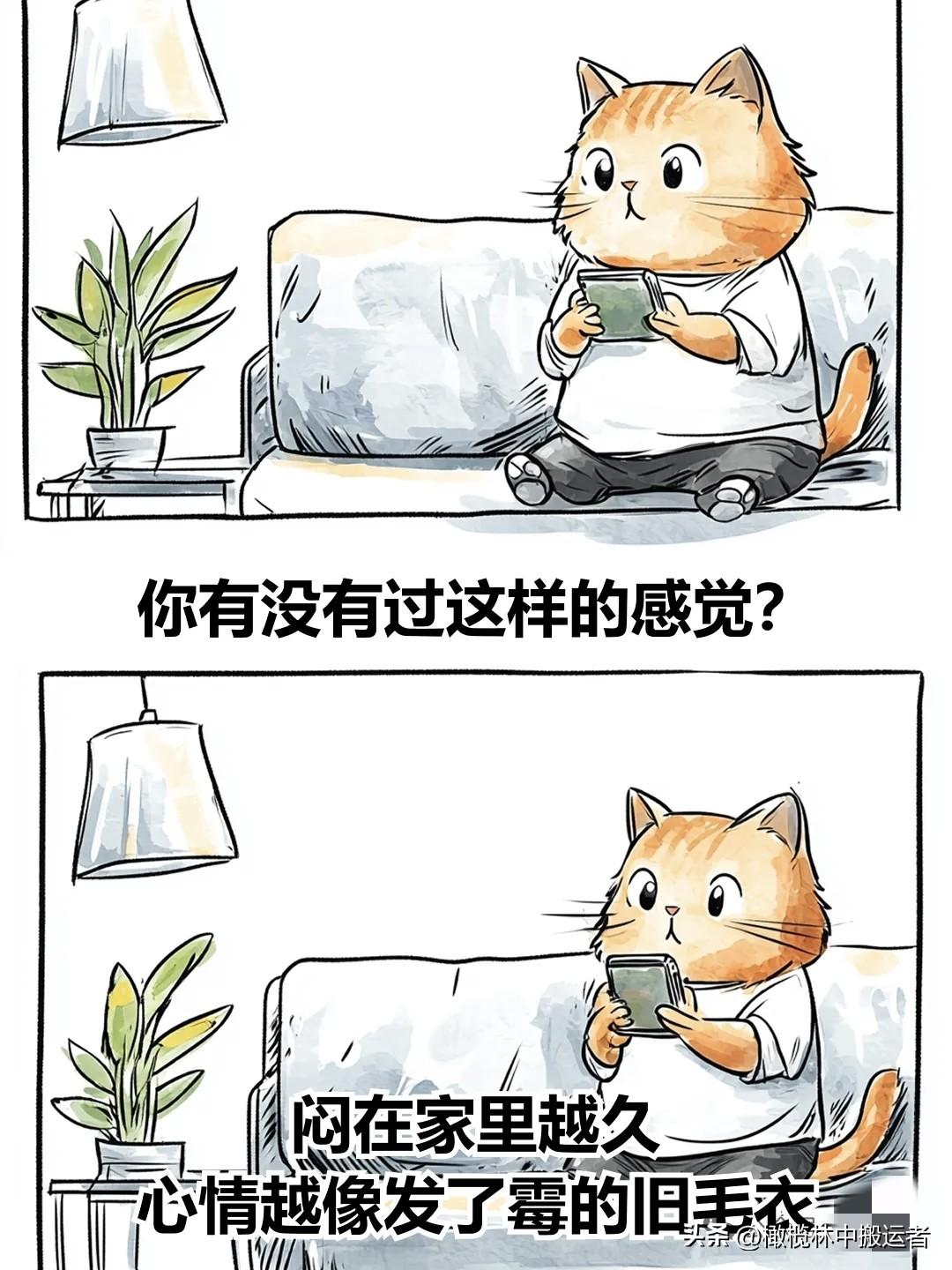 治愈漫画 I 多出门，真的可以改命治愈系漫画 日常治愈漫画 漫画治愈时刻