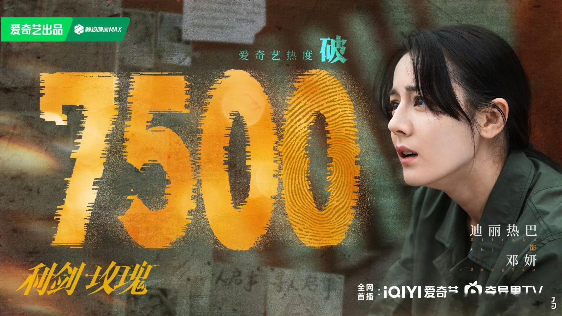 利剑玫瑰爱奇艺热度再创新高 ​​​