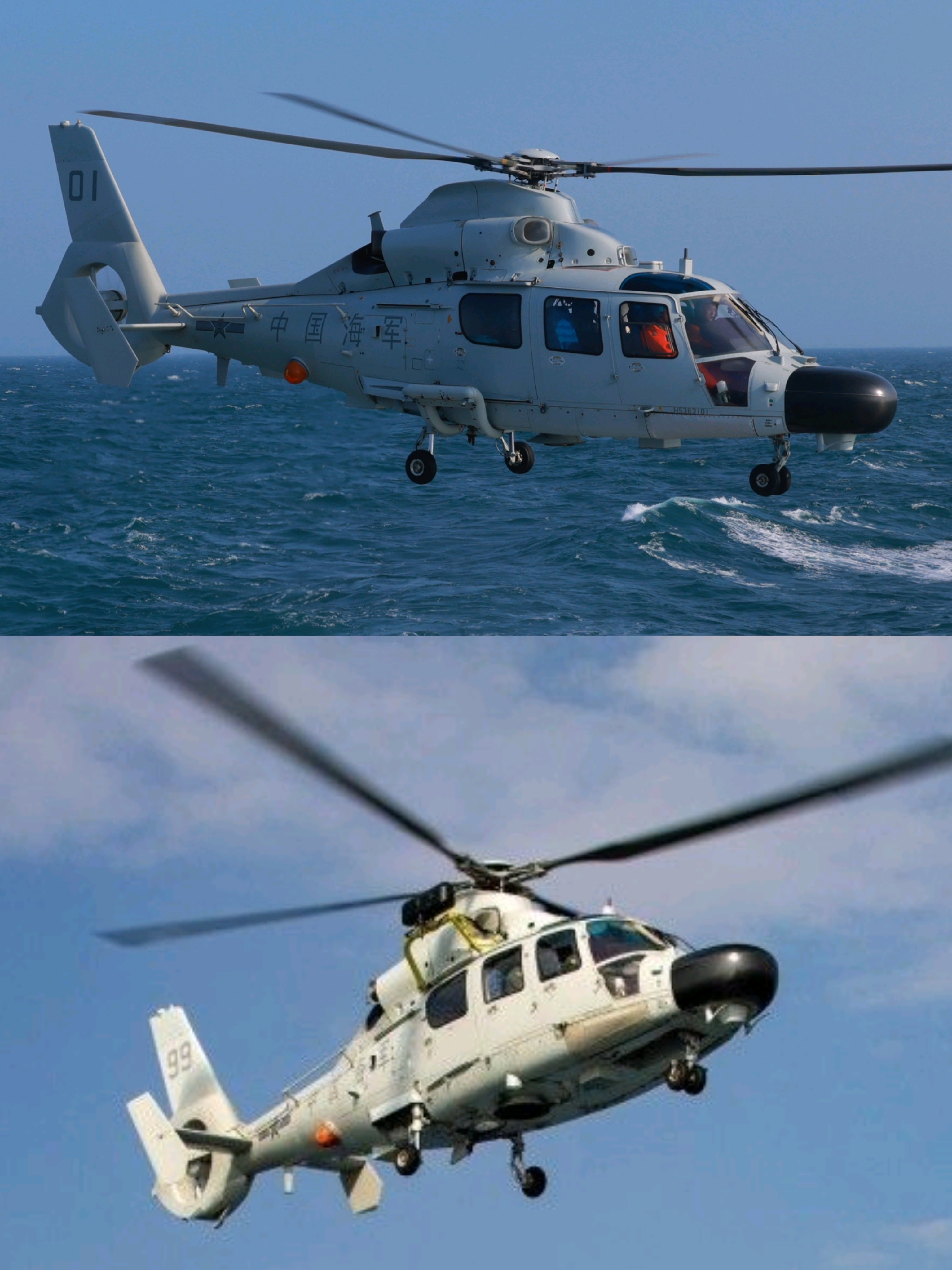 直-9F，最小号和最大号烽火问鼎计划中国海军