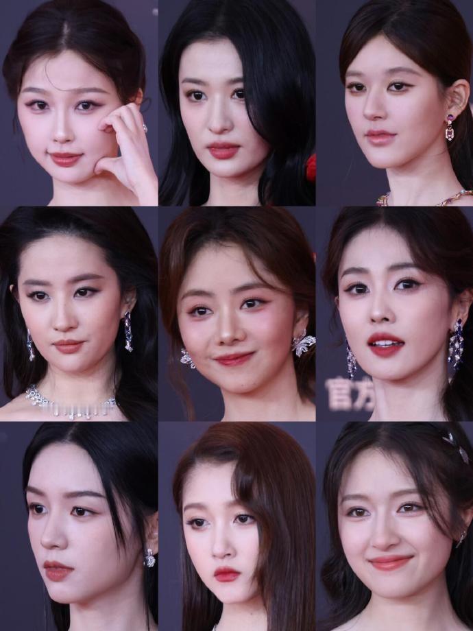 女明星生图怼脸，妆容真的很重要... 