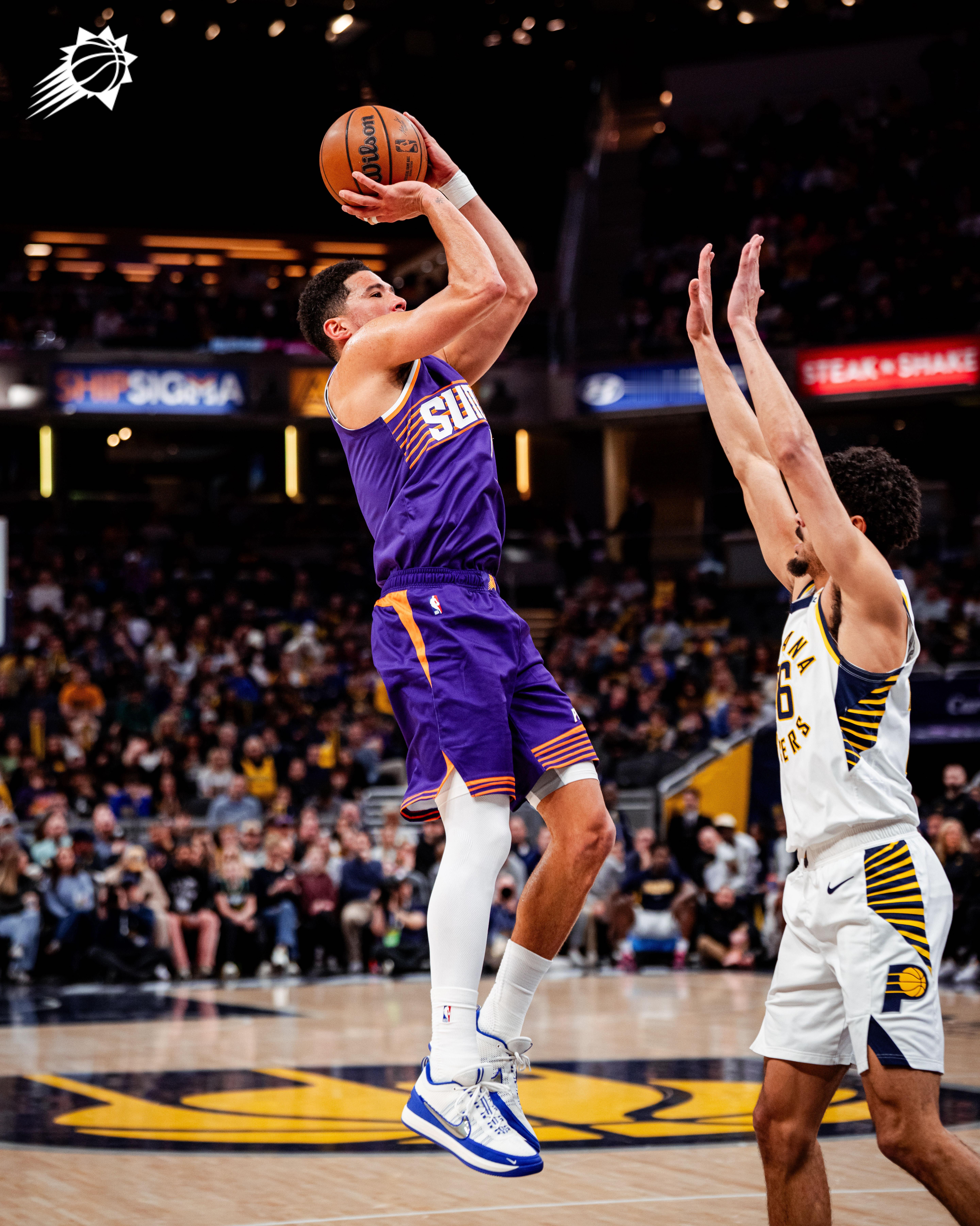 布克30秒内连拿5分！贡献精彩中距离干拔2+1 🎯 菲尼克斯太阳 ｜旭日东升 