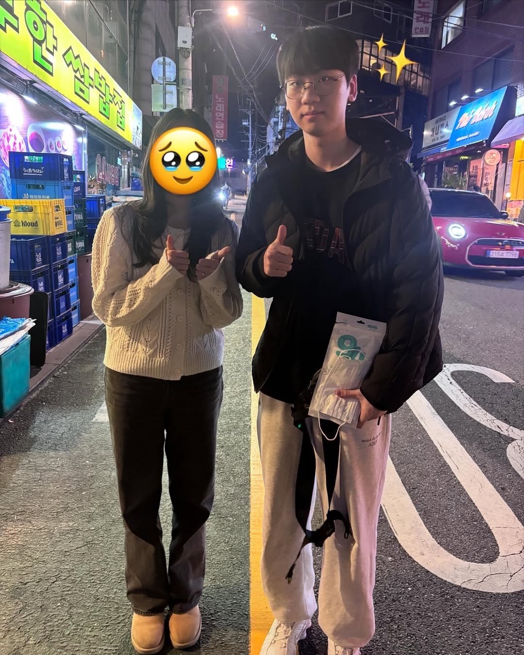 昨晚吃完烤肉被偶遇的🐿️好高好长一条哦这就是183嘛cr.ranzbbu3