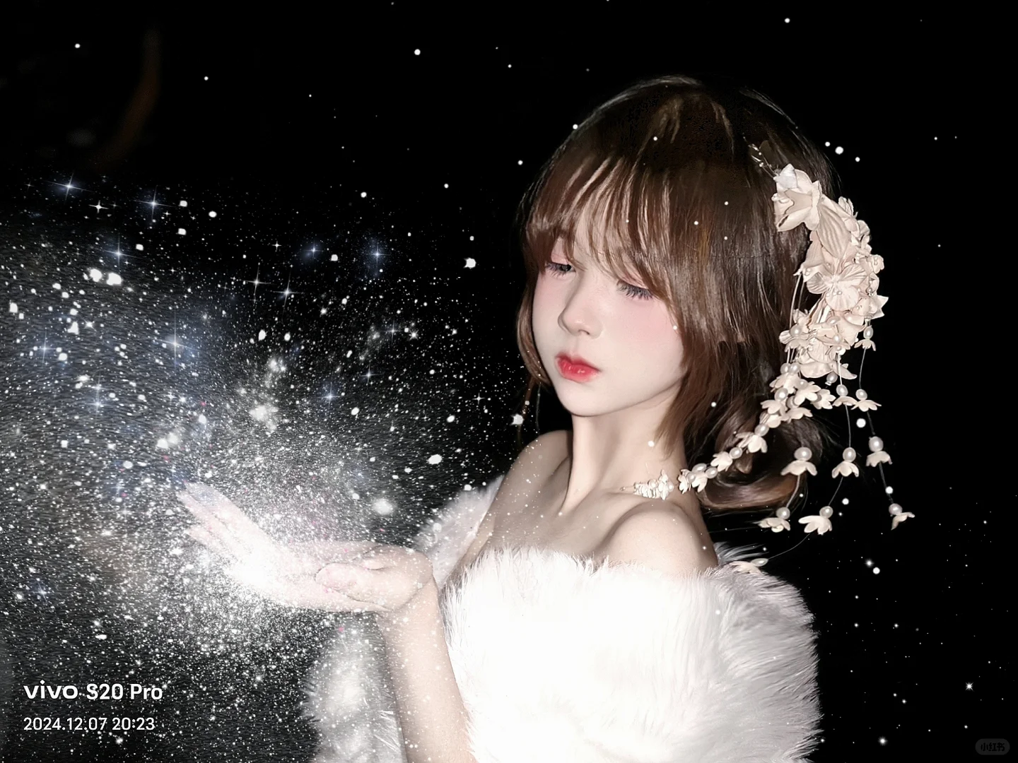 最简单闪粉照 手机+后期