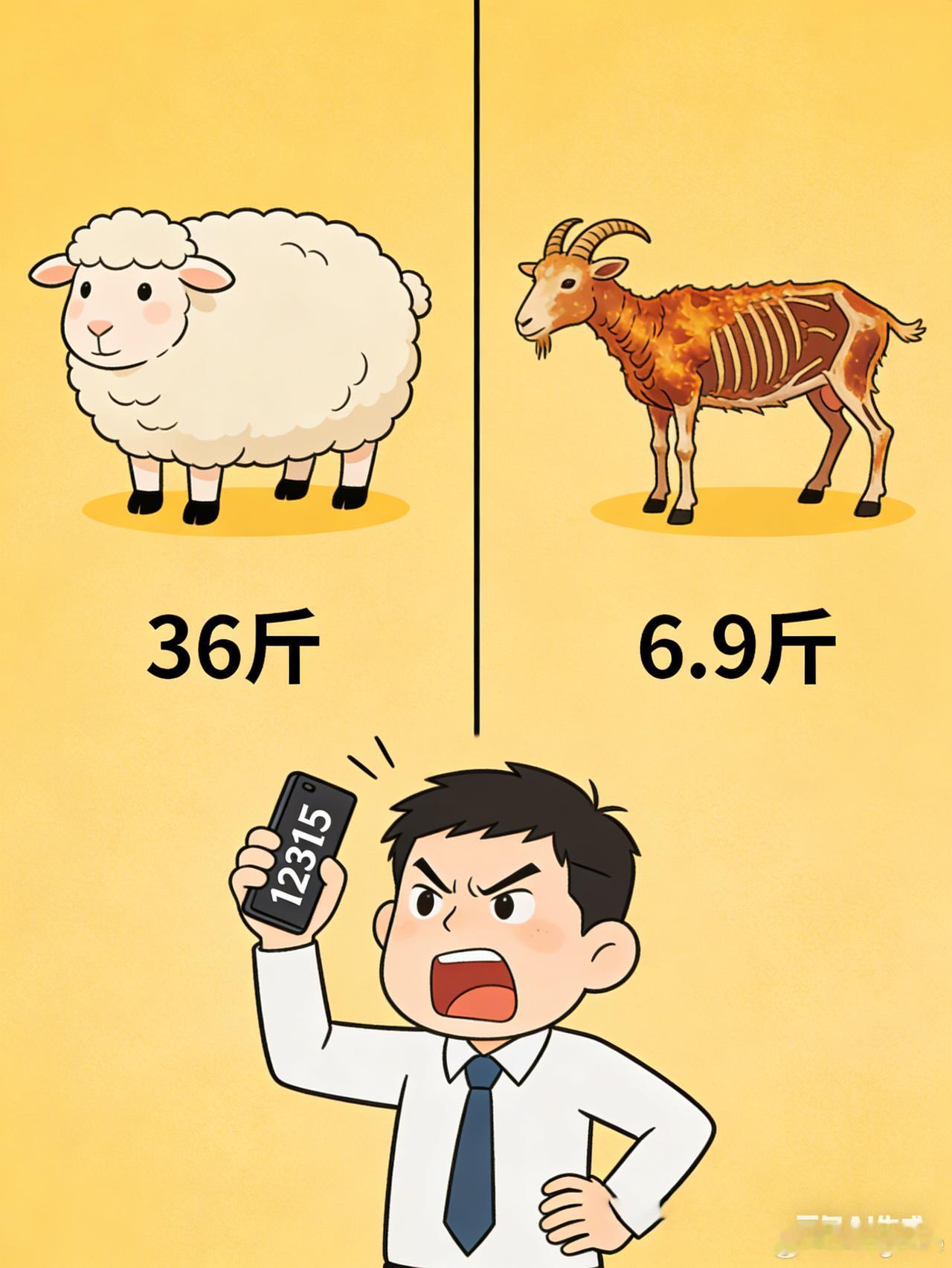 烤全羊“缩水”记：36斤活羊变6.9斤烤羊，商家“喂饱”羊只为虚增重量

2月1