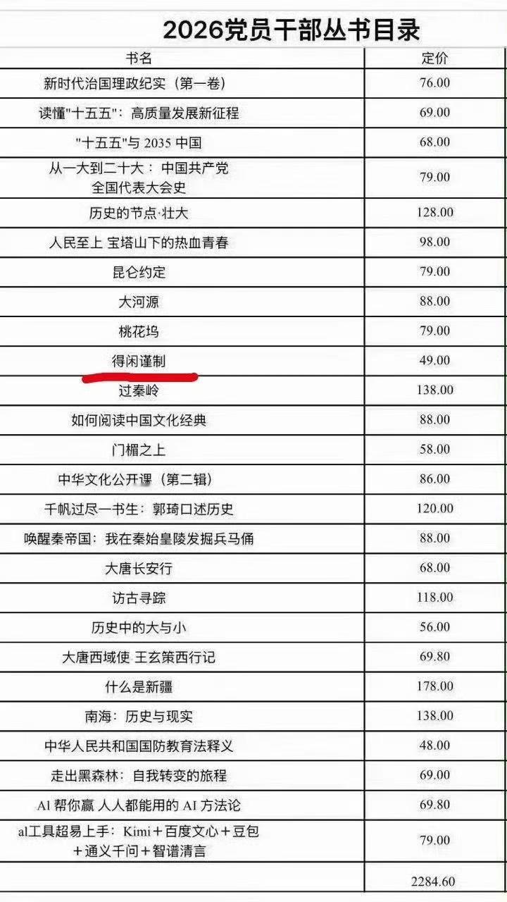 5月14号

肖战的电影《得闲谨制》反哺原著！
入选2026党员干部丛书，太牛了
