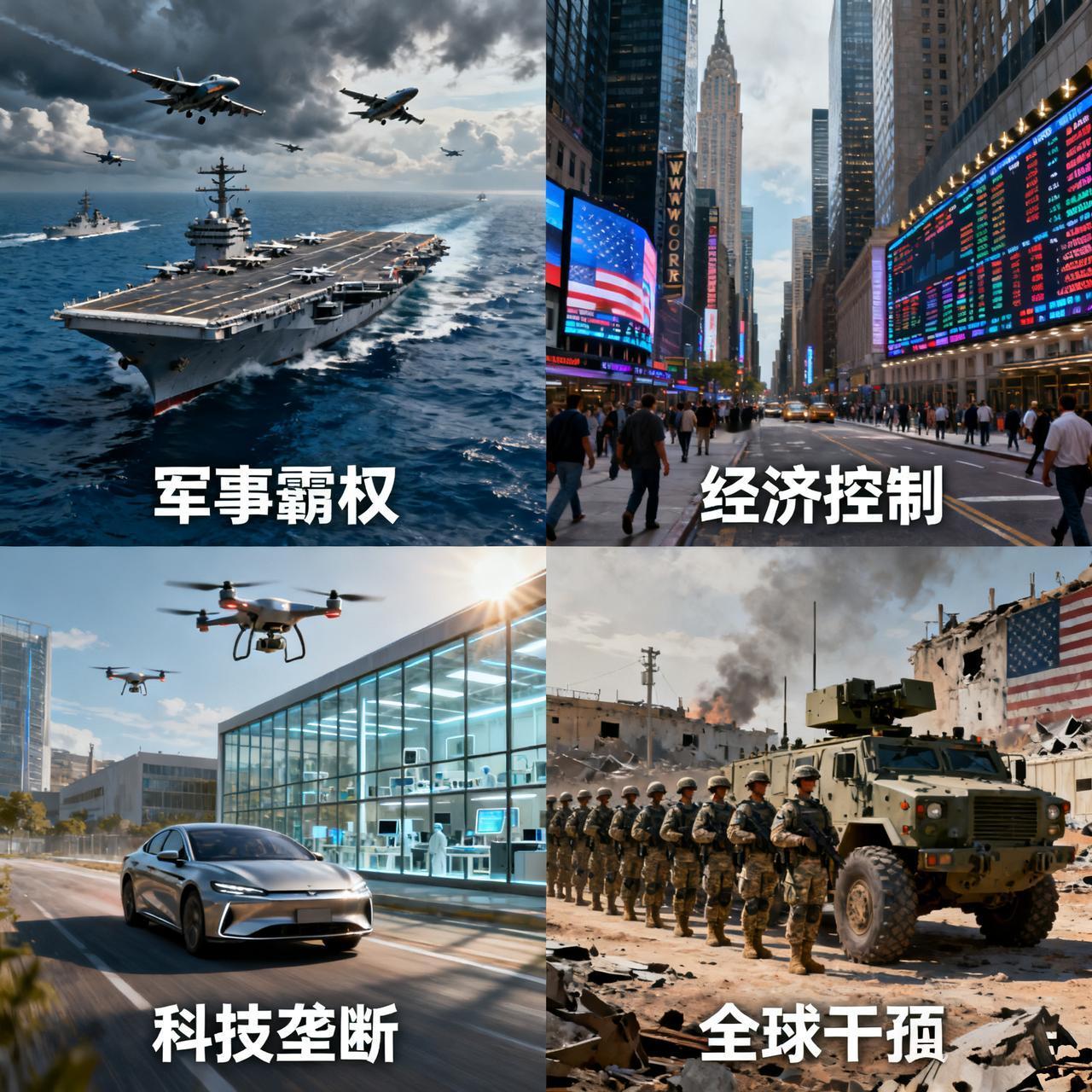 美帝并非纸老虎……
 
其霸权扩张行径便是铁证。
插手委内瑞拉、施压伊朗，妄图染