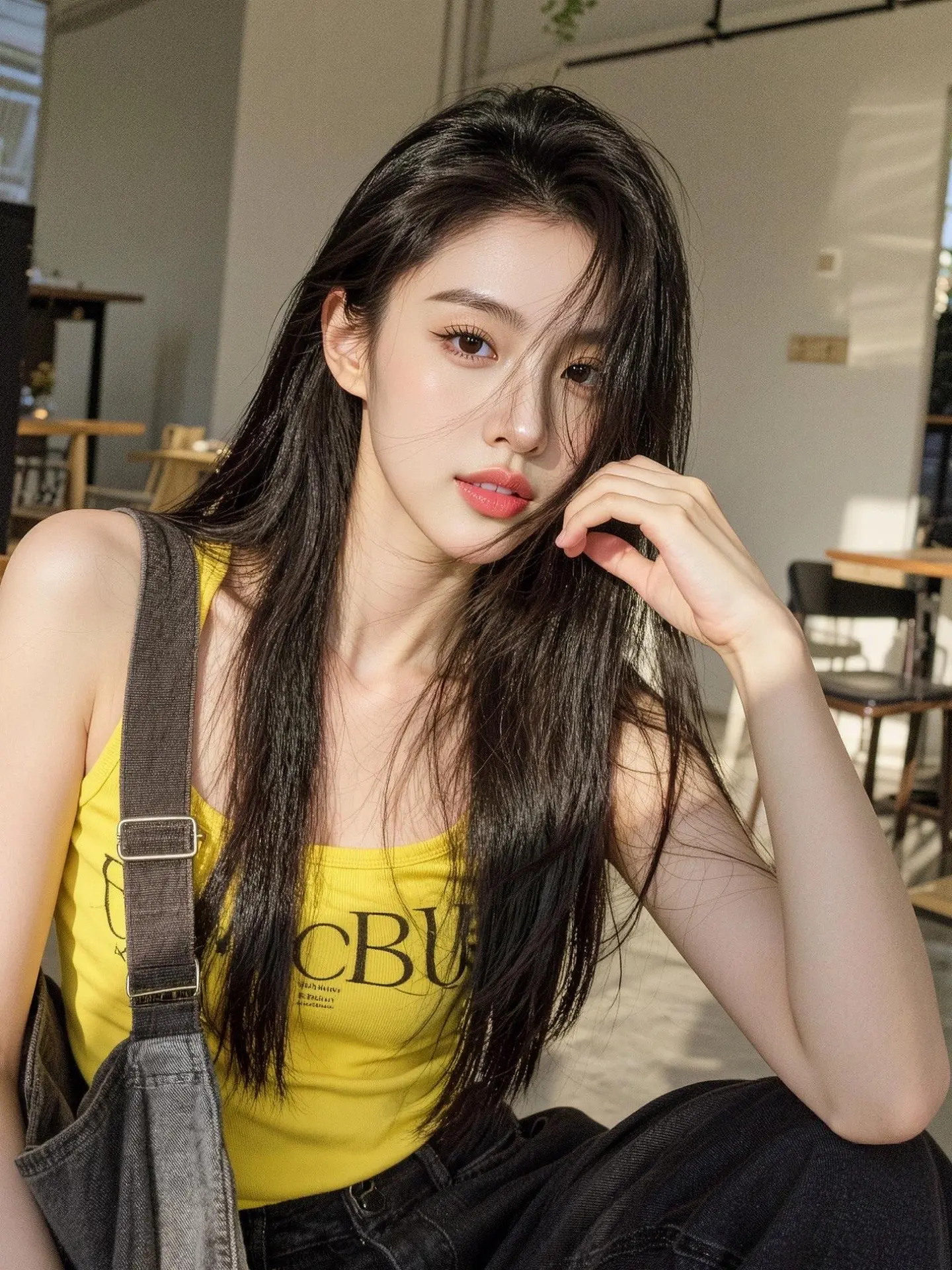 AI松弛感自拍 随变ai随便玩 ai创作 用ai创作打开春天 随变一拍都很夯