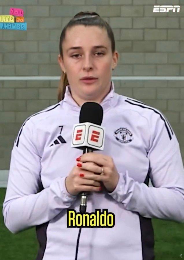 C罗 朱哥还是 C 罗？曼联女足埃拉·图恩：“C 罗” 