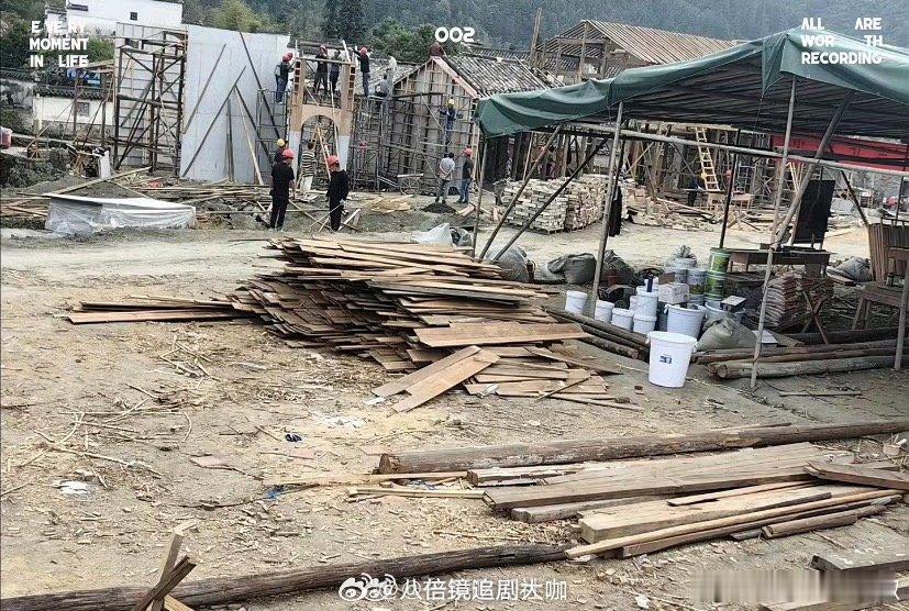 #家业最新置景进度#杨紫、韩东君合作的电视剧《家业》又有新物料了，看得出来剧组很