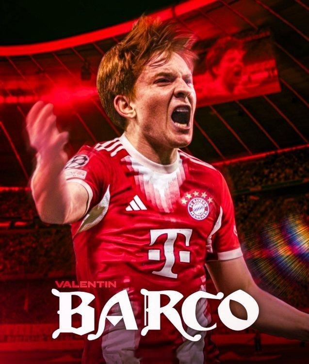 🤯🇩🇪🇦🇷 据报道，拜仁慕尼黑关注阿根廷球员瓦伦丁-巴尔科，而斯特拉斯